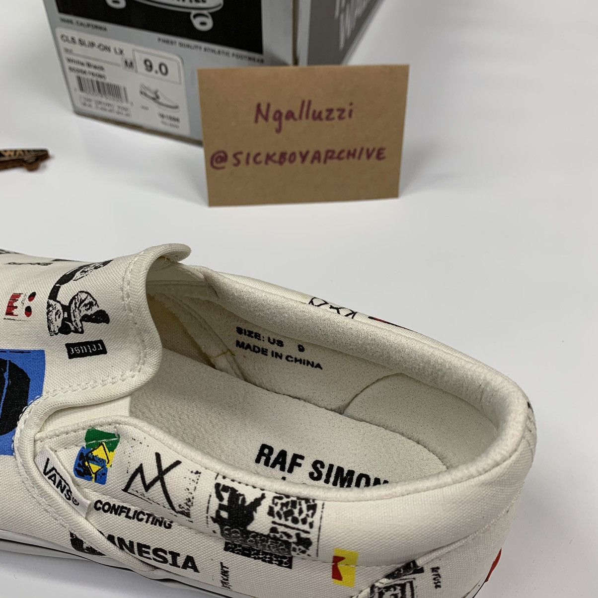 Raf Simons 2005 Comme Des Garcons + Colette Vans Slip On Size US 9 / EU 42 - 13 Thumbnail