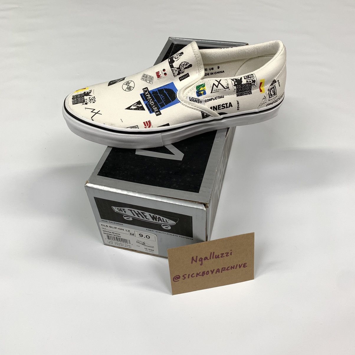 Raf Simons 2005 Comme Des Garcons + Colette Vans Slip On Size US 9 / EU 42 - 11 Thumbnail
