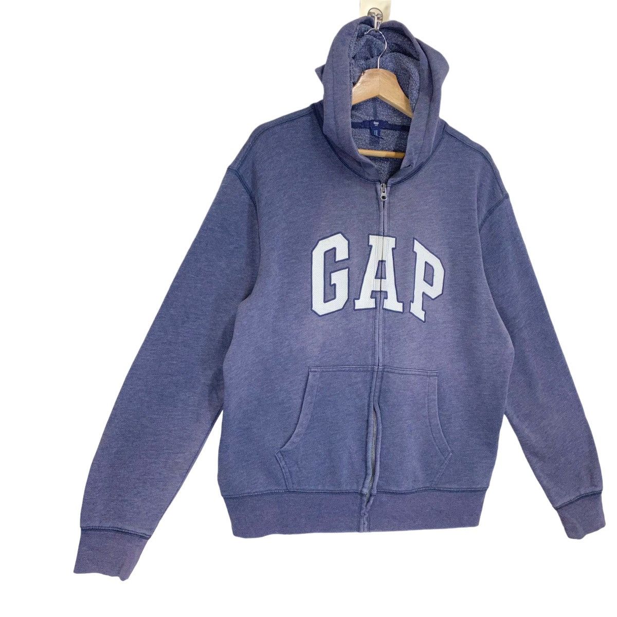 Gap × Vintage Vintage GAP Sweatshirt Big Logo Crewneck Size M Size US M / EU 48-50 / 2 - 2 Thumbnail