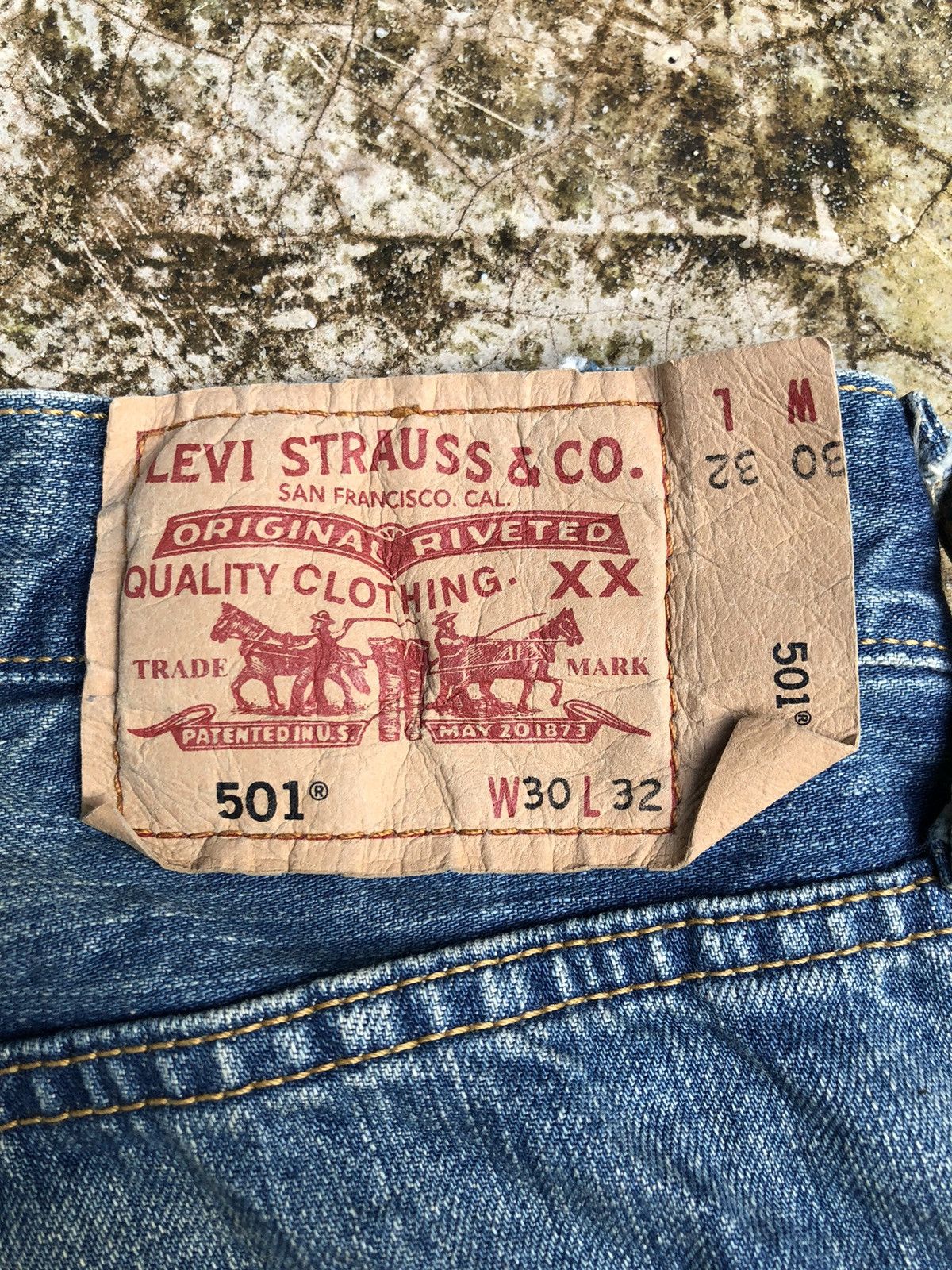 Levi's × Vintage Size 30 Levis 501 reworked distressed denim Size US 30 / EU 46 - 12 Thumbnail