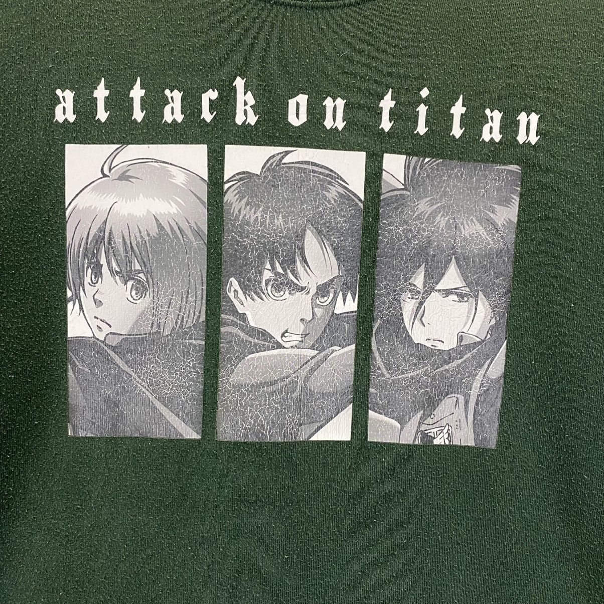 Anime × Vintage Vintage Attack On Titan Big Logo Crewneck Sweathirt Size M Size US M / EU 48-50 / 2 - 5 Thumbnail