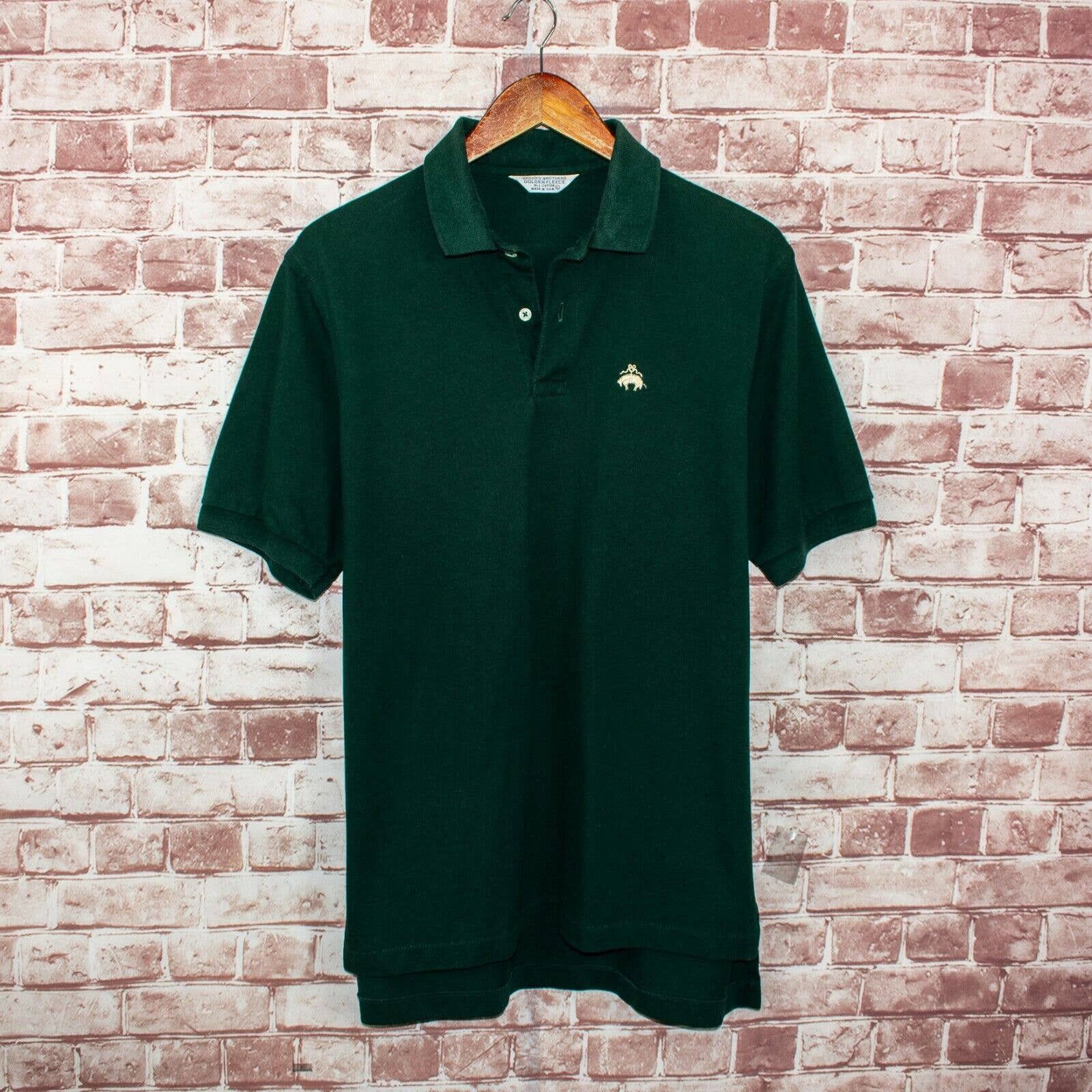 Brooks Brothers Brooks Brothers Golden Fleece Polo Green Cotton Made in ...