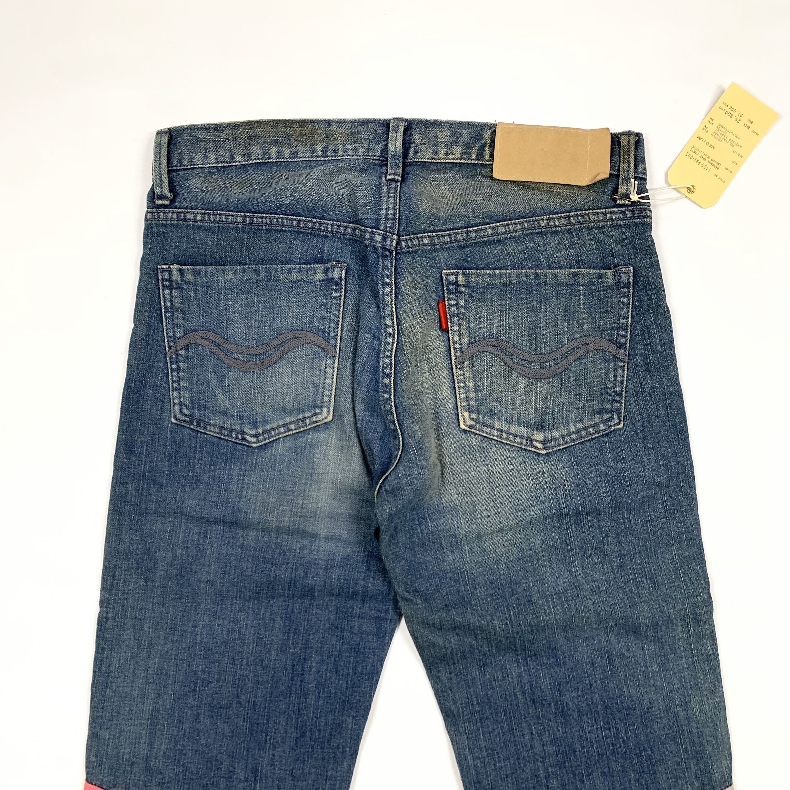 Sasquatchfabrix 2011 Tie Dyed Biker Denim Jeans Size US 29 - 5 Thumbnail