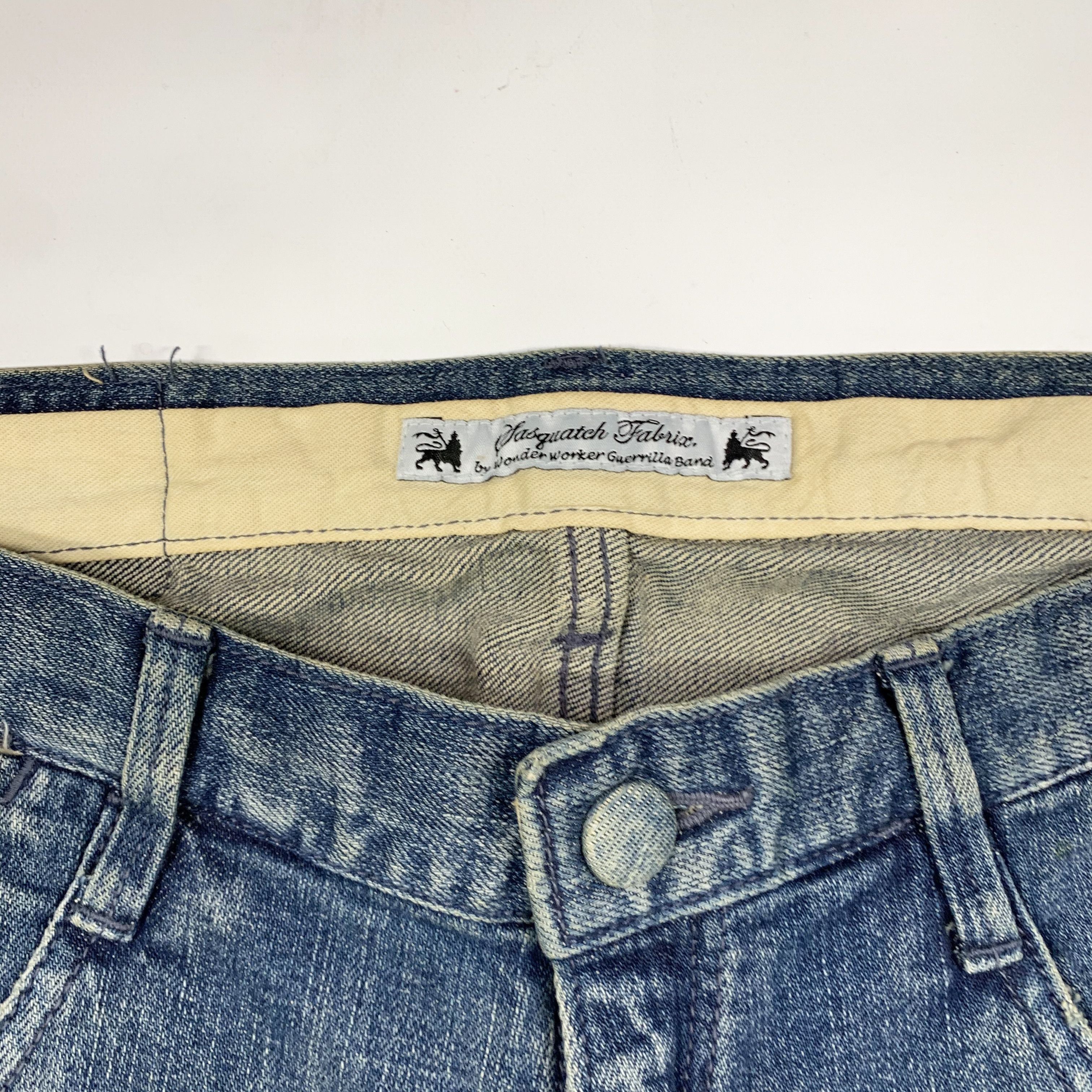 Sasquatchfabrix 2011 Tie Dyed Biker Denim Jeans Size US 29 - 6 Thumbnail