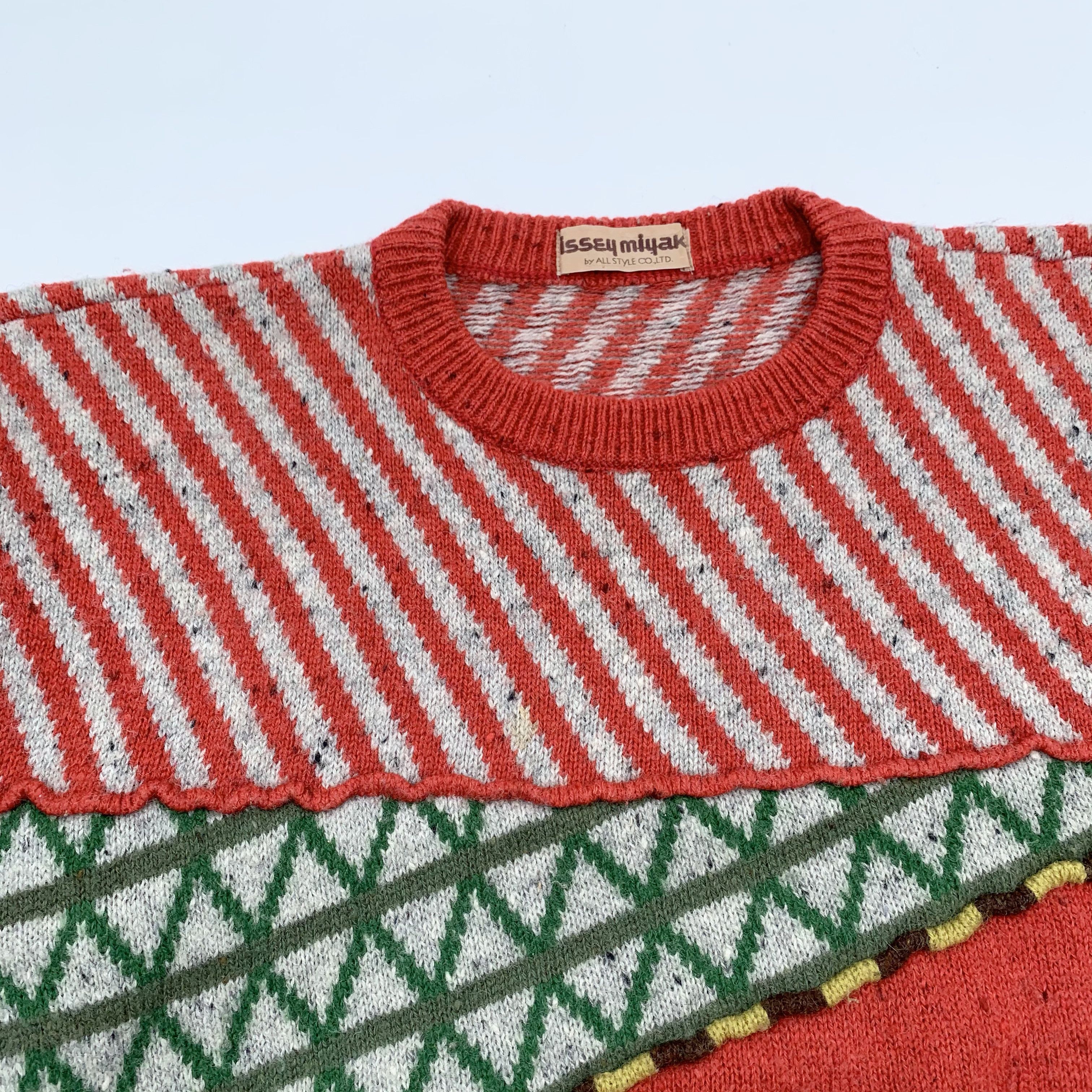 Issey Miyake 80s Geometric Knit Size US M / EU 48-50 / 2 - 6 Thumbnail