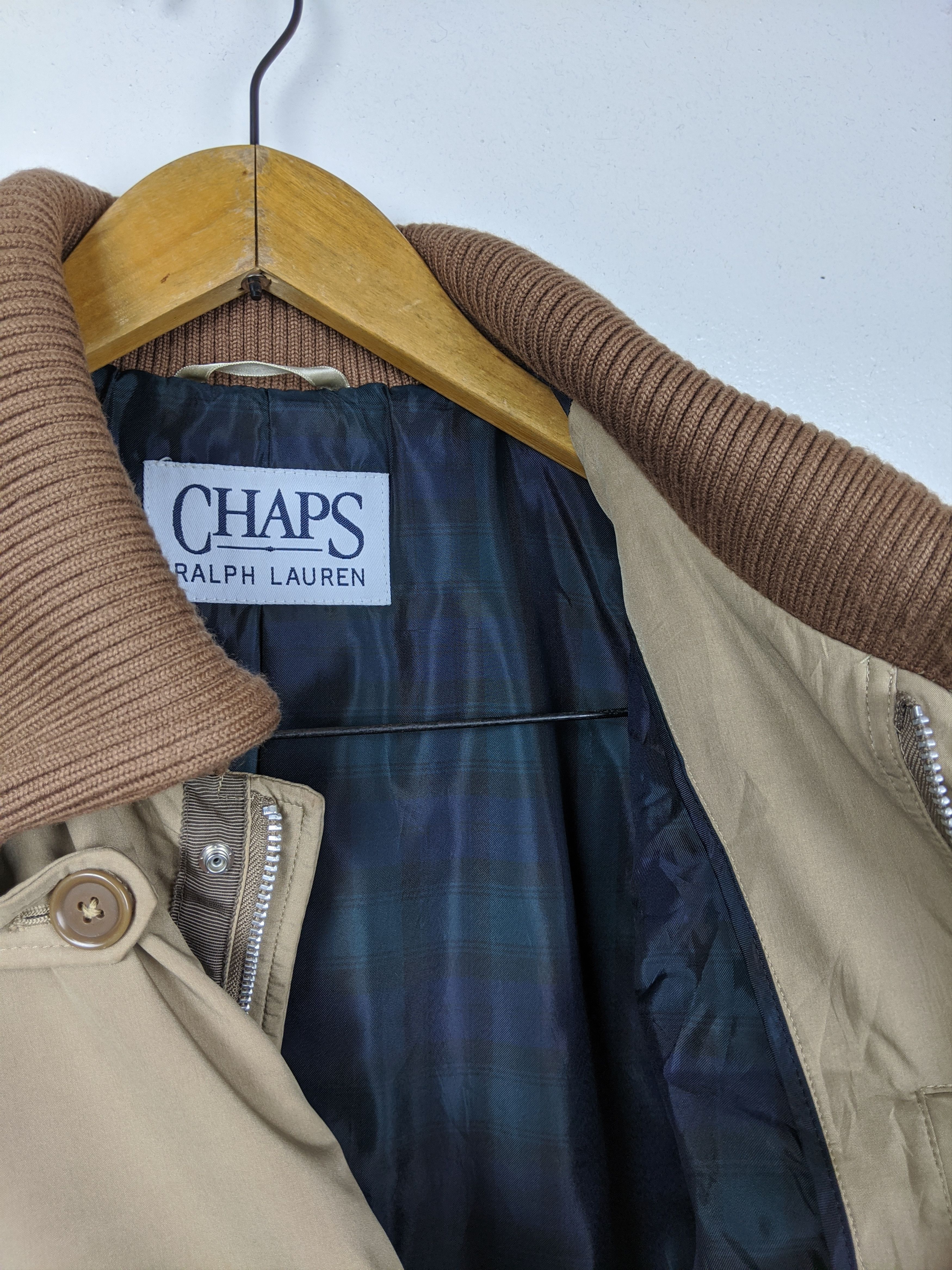 Chaps Vintage Chaps Ralph Lauren Trench Coat Long Jacket Size US L / EU 52-54 / 3 - 7 Thumbnail
