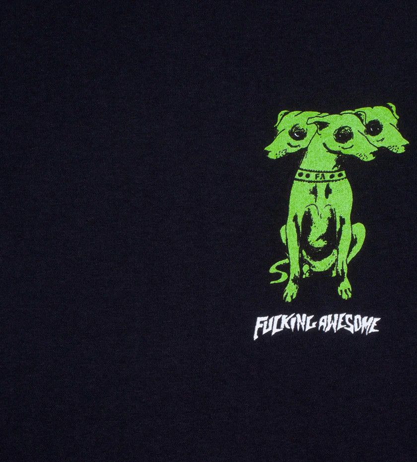 Fucking Awesome × Streetwear Three Headed Dog L/S Tee (Black