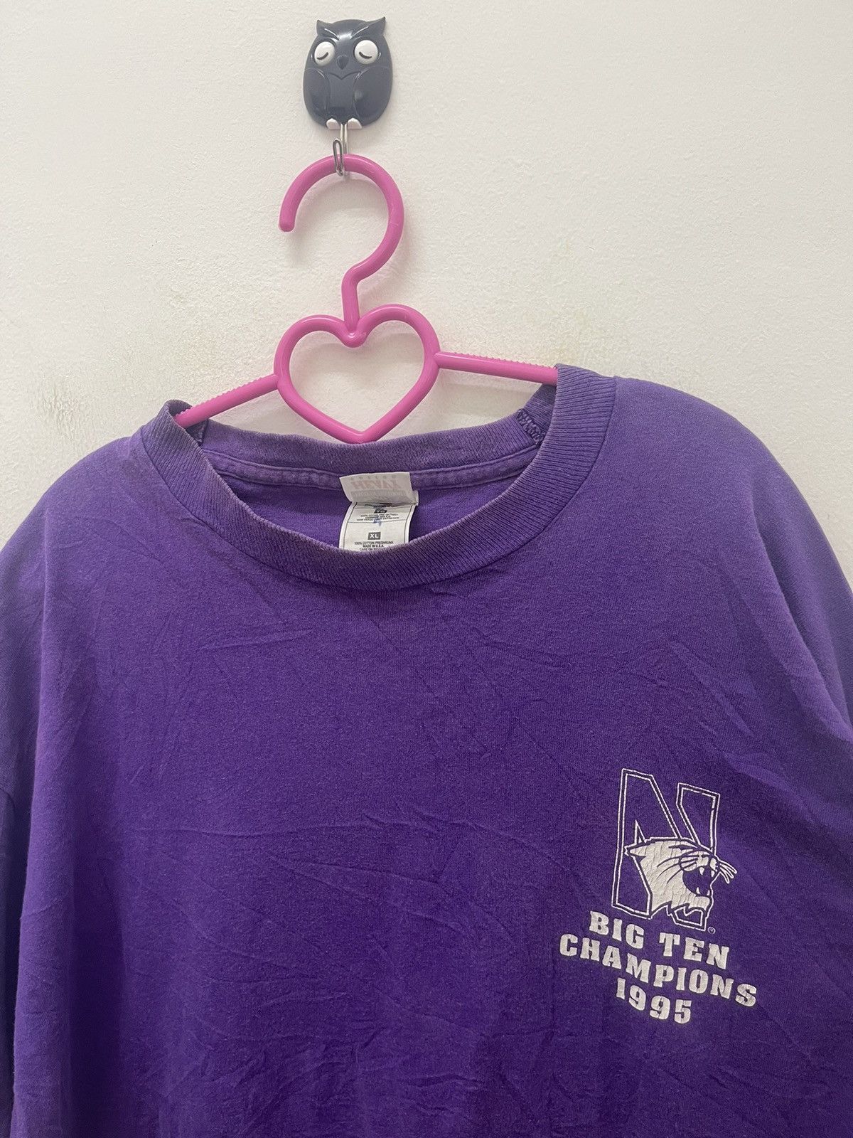 Vintage Rare Vintage BIG TEN CHAMPIONS 1995 Purple Pride Size US XL / EU 56 / 4 - 4 Thumbnail