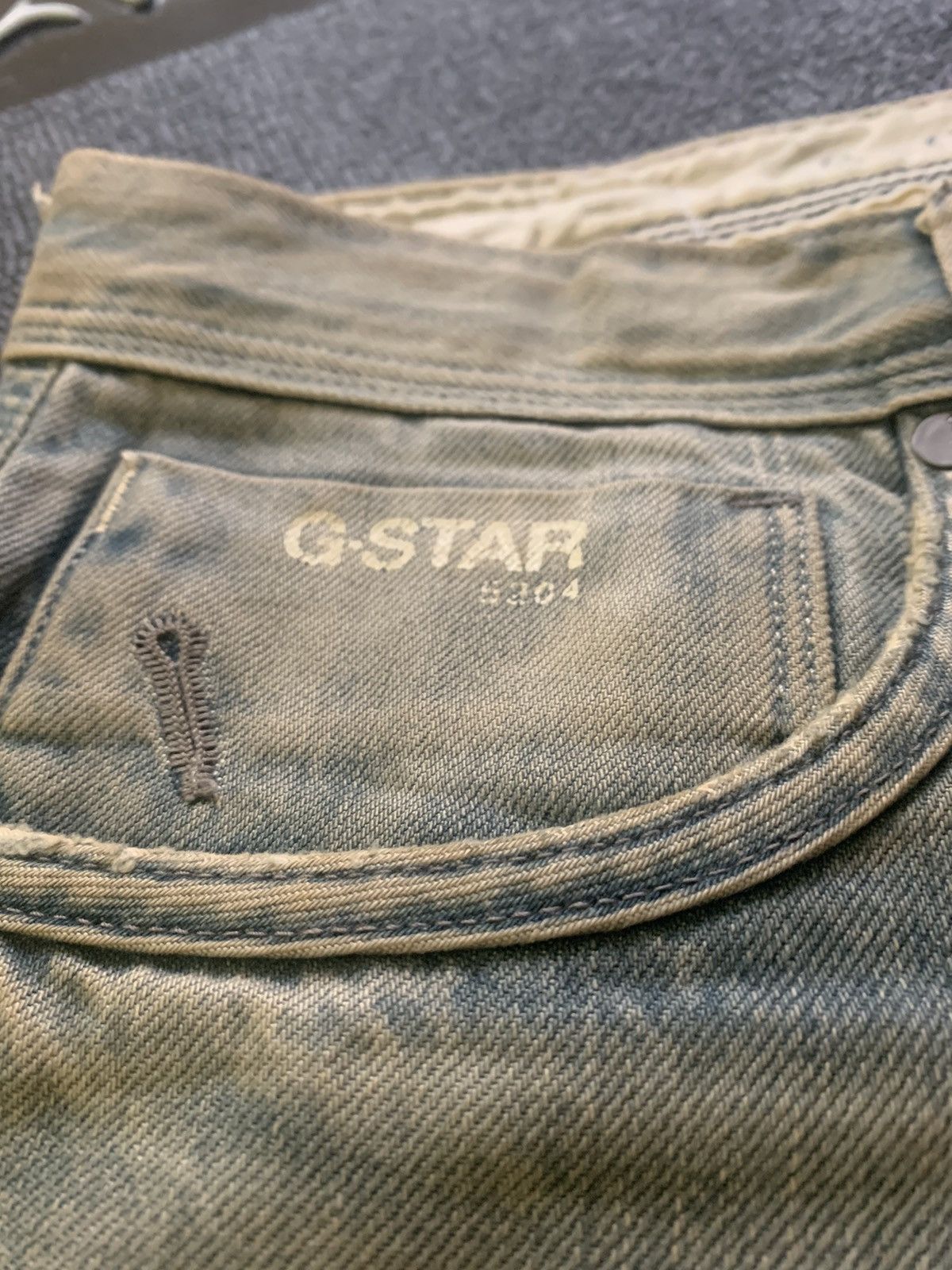 G-Star × Japanese Brand G-STAR RAW BUSH PANTS MULTI POCKET RUSTY & DIRTY JEANS Size US 35 - 10 Thumbnail