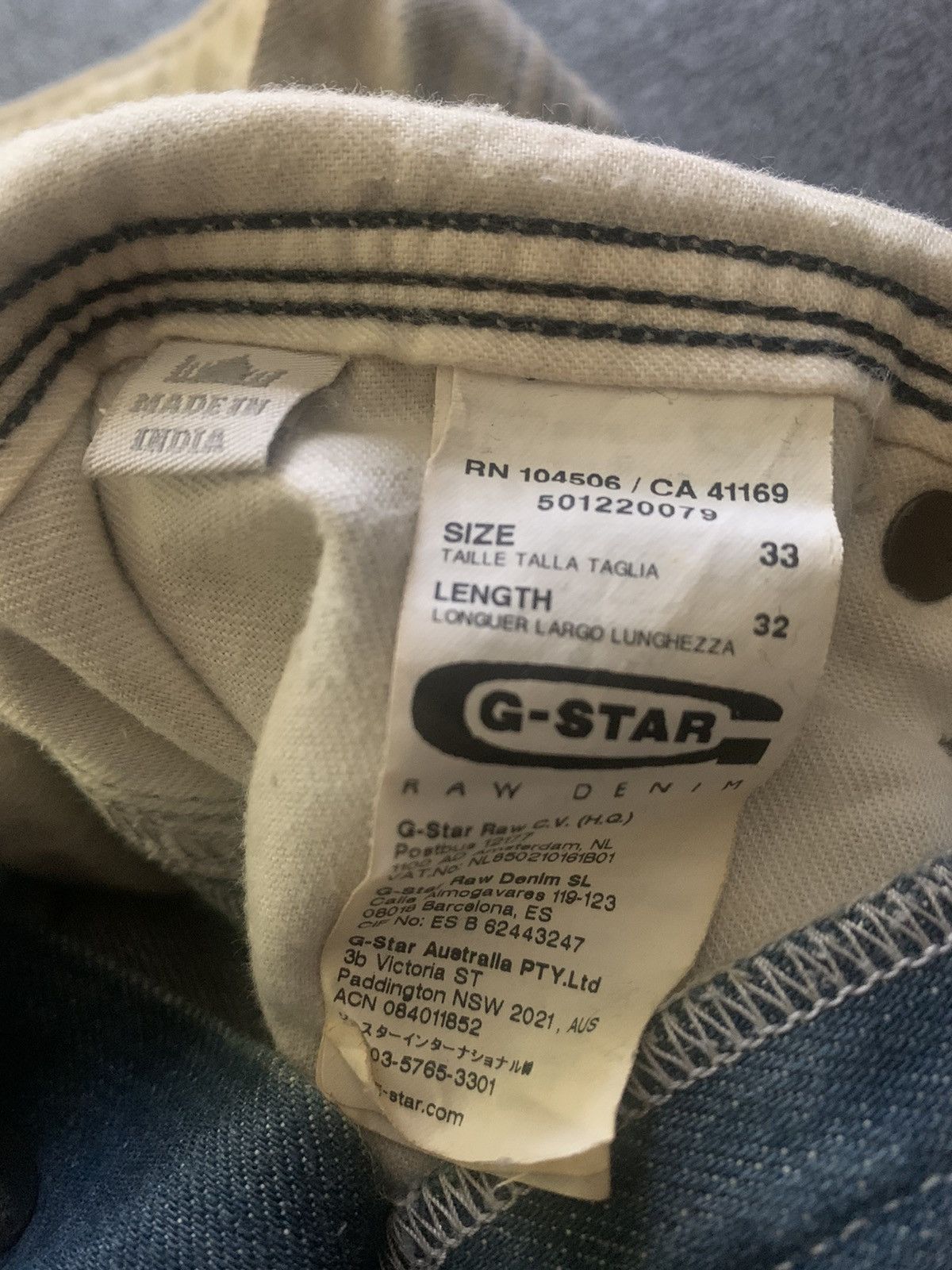 G-Star × Japanese Brand G-STAR RAW BUSH PANTS MULTI POCKET RUSTY & DIRTY JEANS Size US 35 - 12 Thumbnail