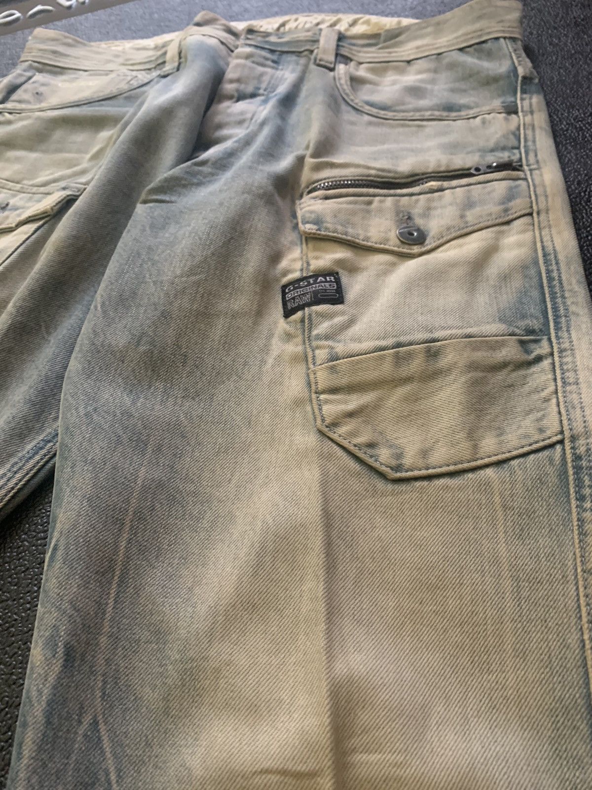 G-Star × Japanese Brand G-STAR RAW BUSH PANTS MULTI POCKET RUSTY & DIRTY JEANS Size US 35 - 7 Thumbnail