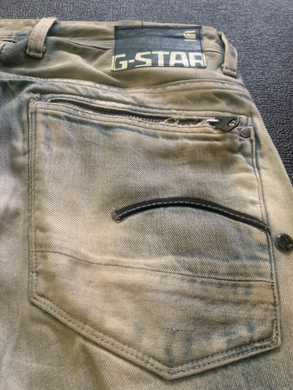 G-Star × Japanese Brand G-STAR RAW BUSH PANTS MULTI POCKET RUSTY & DIRTY JEANS Size US 35 - 5 Thumbnail