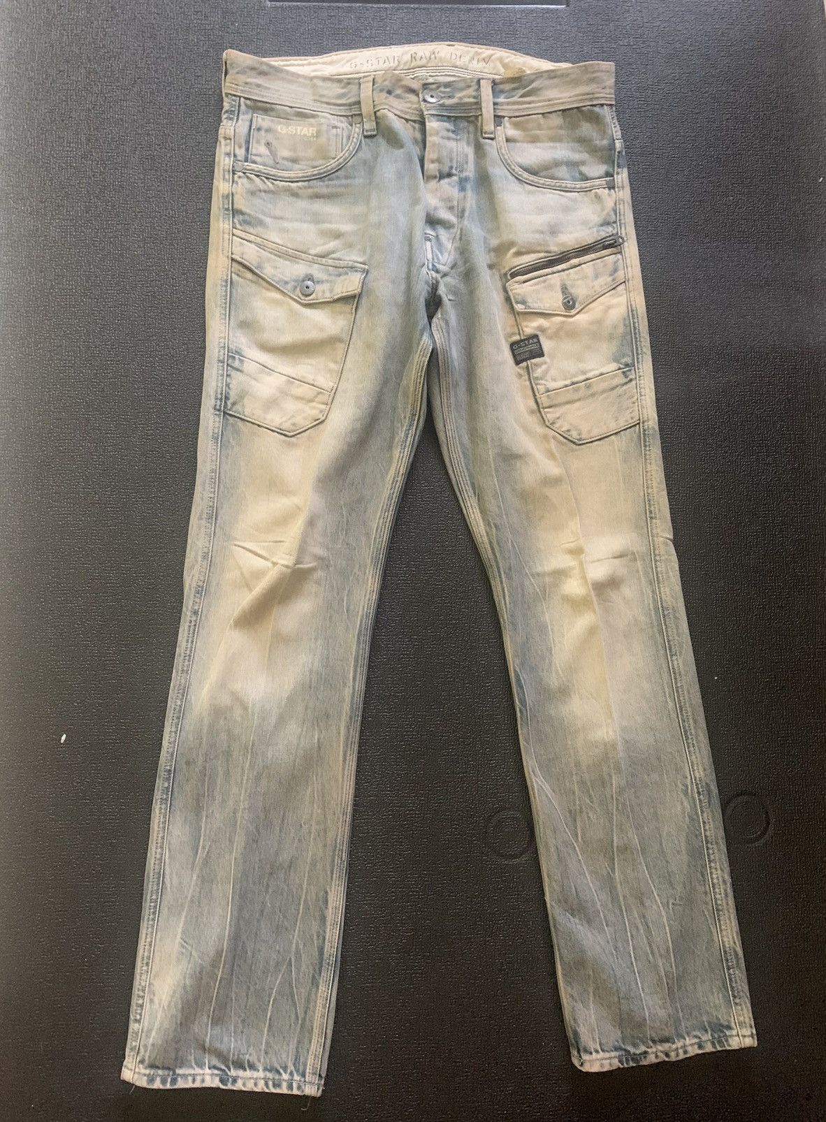 G-Star × Japanese Brand G-STAR RAW BUSH PANTS MULTI POCKET RUSTY & DIRTY JEANS Size US 35 - 1 Thumbnail