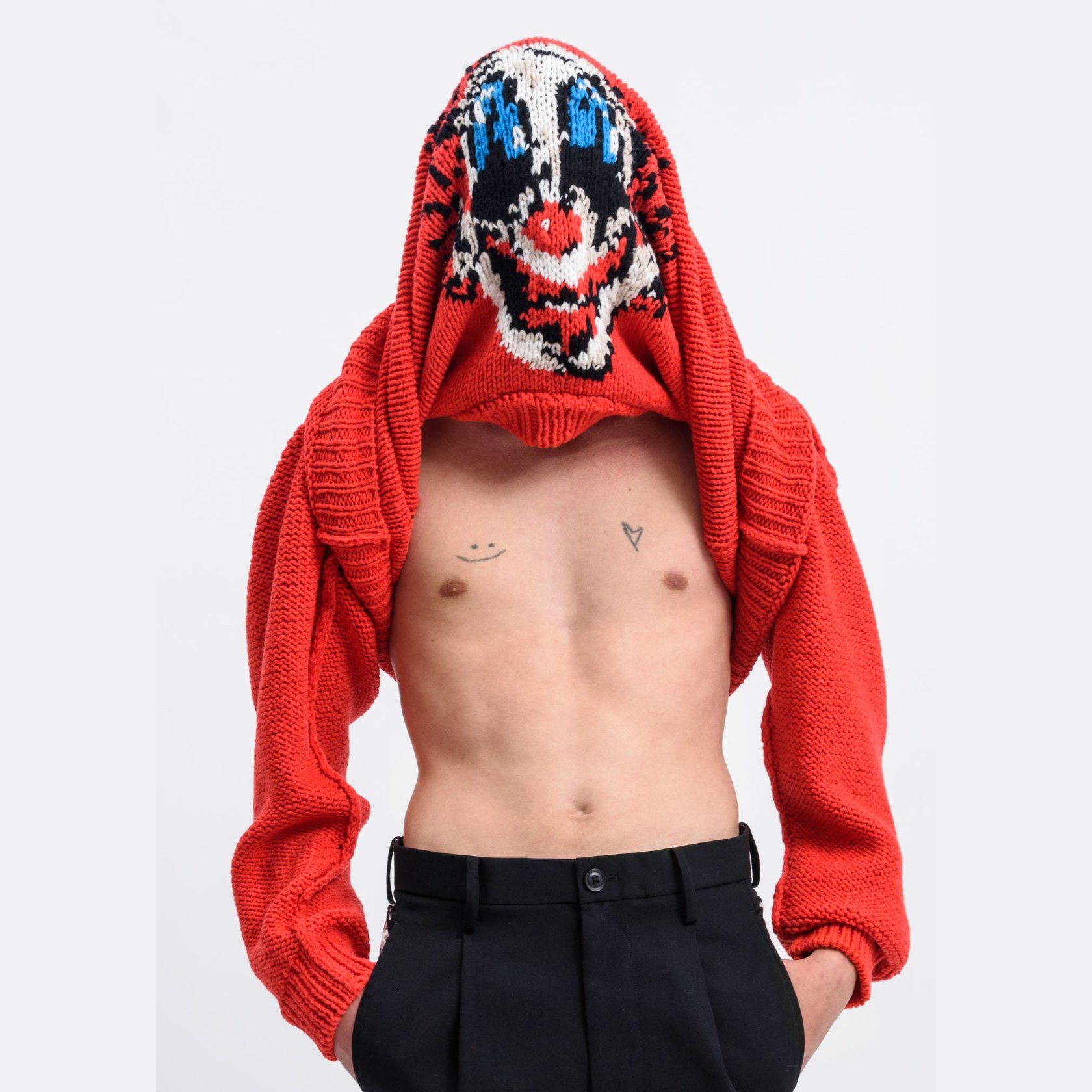 Doublet Jacquard Clown Knit | Grailed