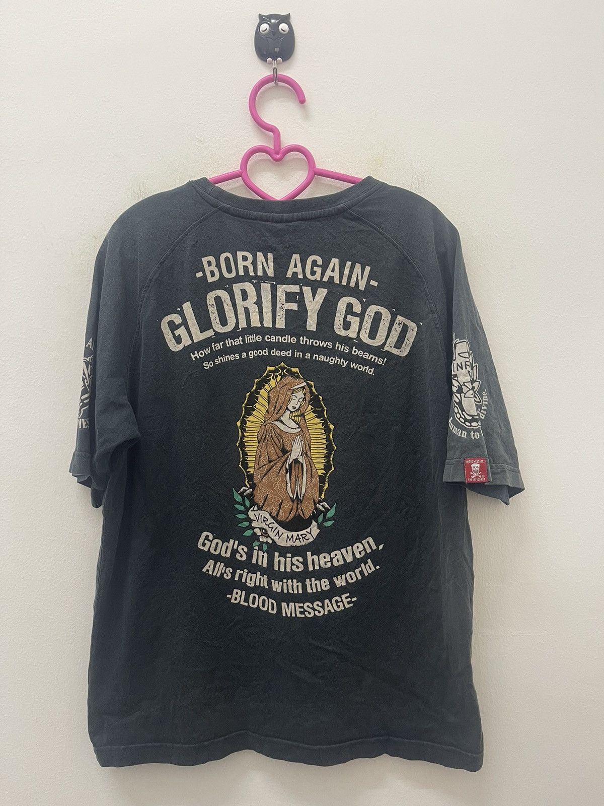 Tedman Rare Vintage TEDMAN Ted Company Blood Message Virgin Mary Size US M / EU 48-50 / 2 - 1 Thumbnail