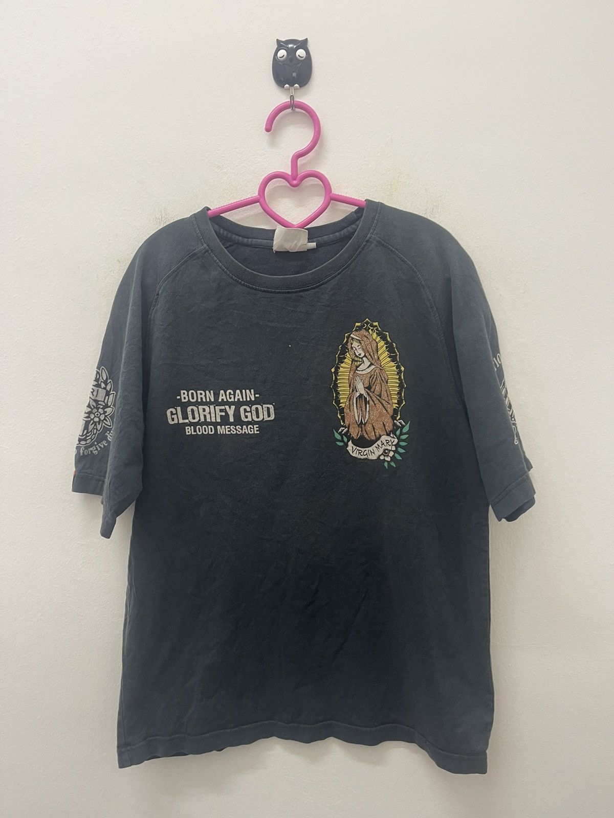 Tedman Rare Vintage TEDMAN Ted Company Blood Message Virgin Mary Size US M / EU 48-50 / 2 - 2 Thumbnail
