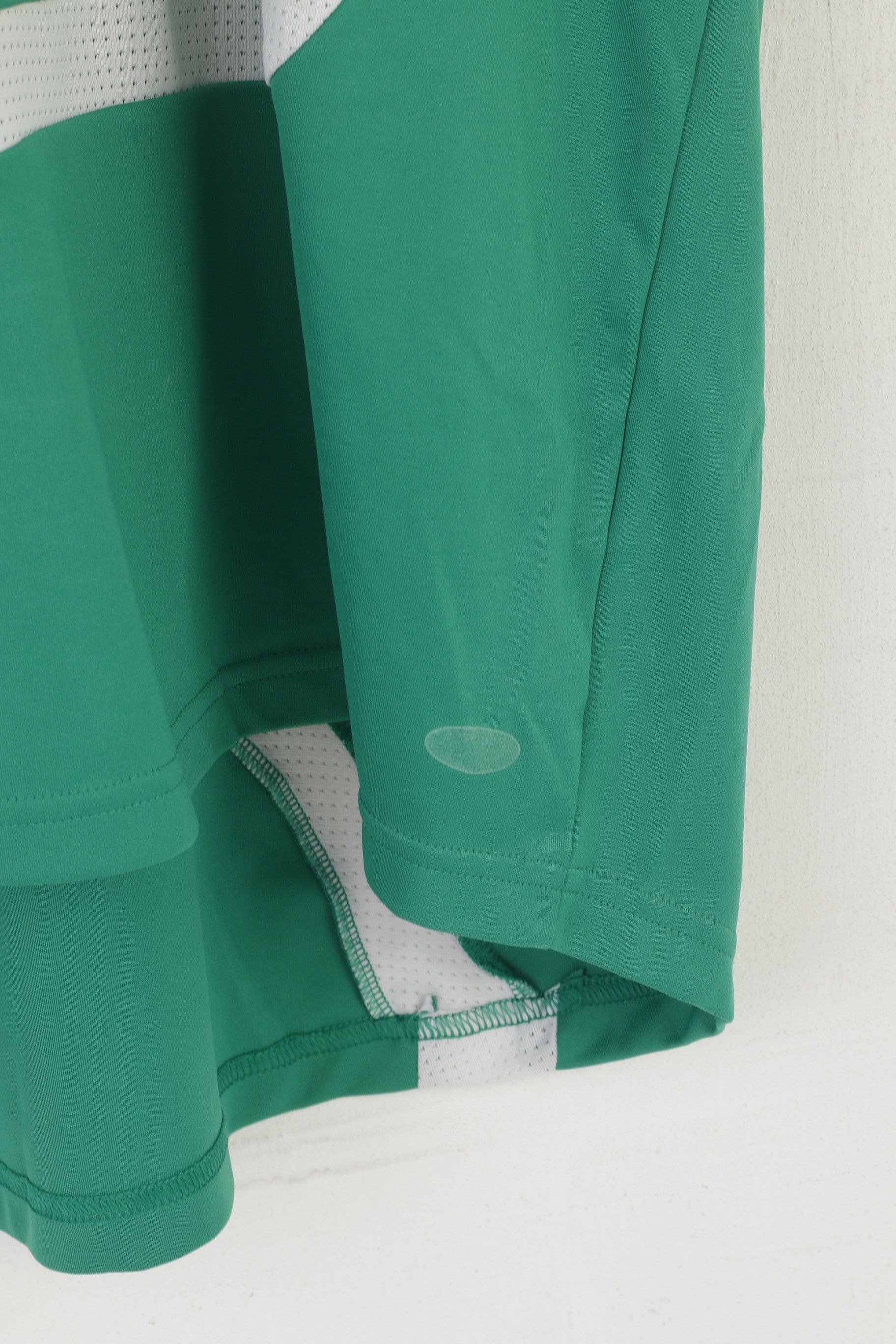 Adidas Adidas Men XXL Shirt Green Shiny Vintage Jersey 6708 Size US XXL / EU 58 / 5 - 4 Thumbnail