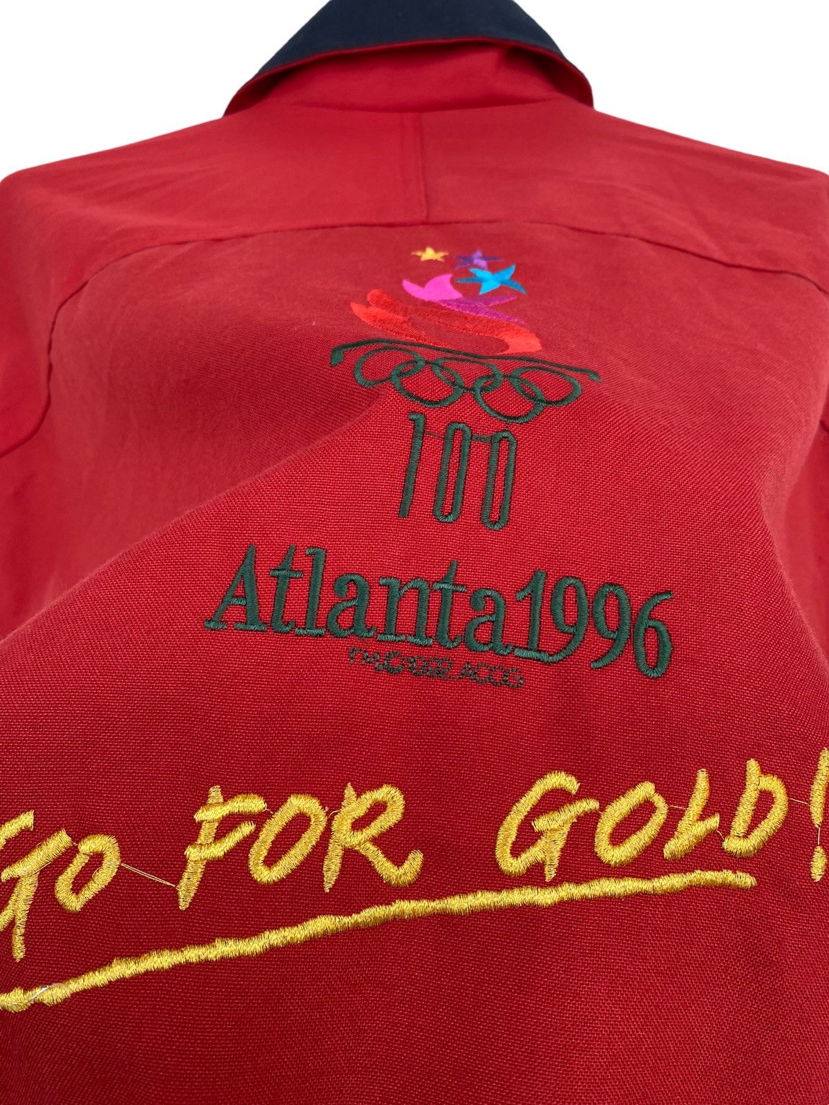 USA Olympics Vintage Olympic Atlanta Bomber Jacket Size US XL / EU 56 / 4 - 7 Thumbnail