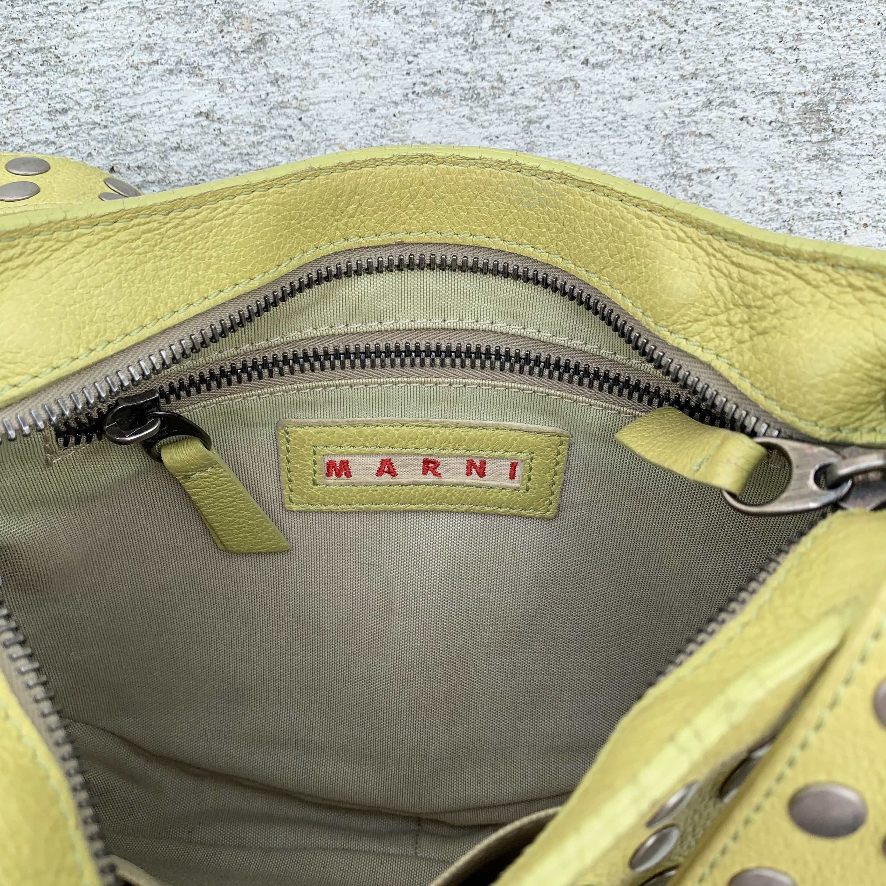 Marni Lime Studded Bag Size ONE SIZE - 3 Thumbnail