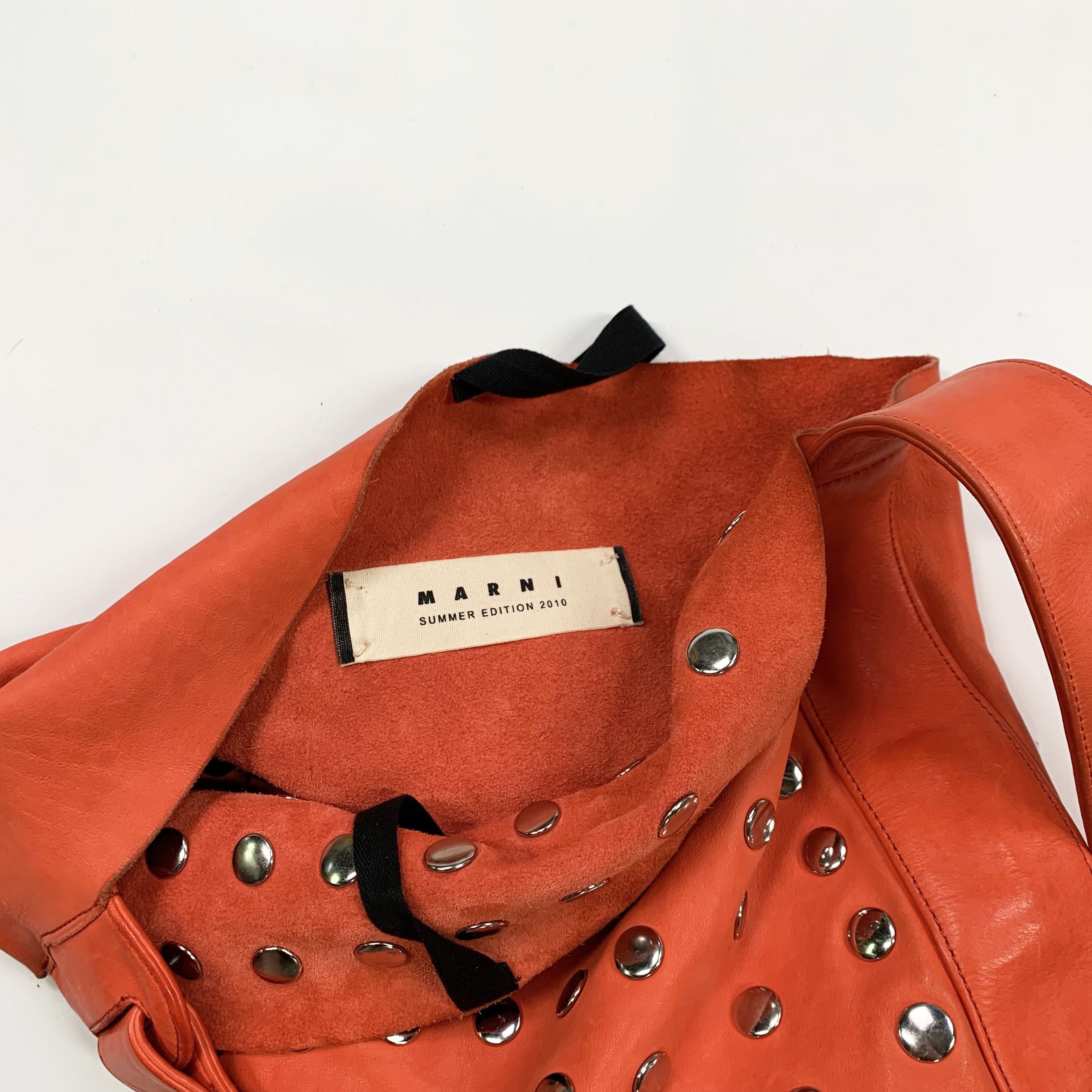 Marni 2010 Studded Leather Tote / Bucket Bag Size ONE SIZE - 6 Thumbnail