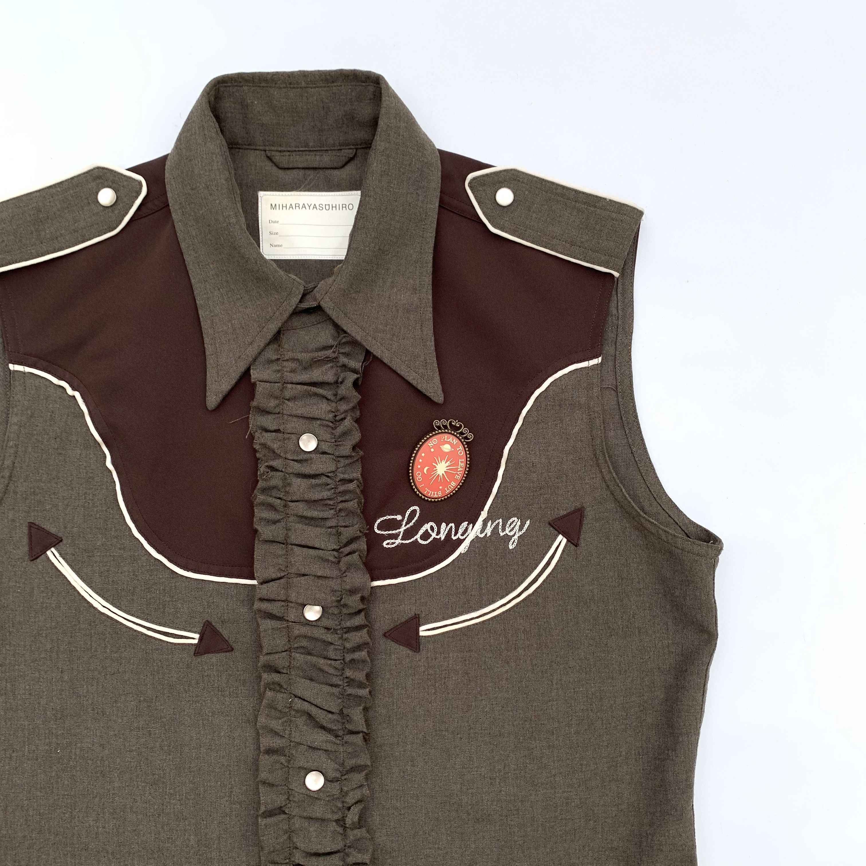 Maison MIHARA YASUHIRO Bar Uniform Shirt Vest Size US S / EU 44-46 / 1 - 4 Thumbnail