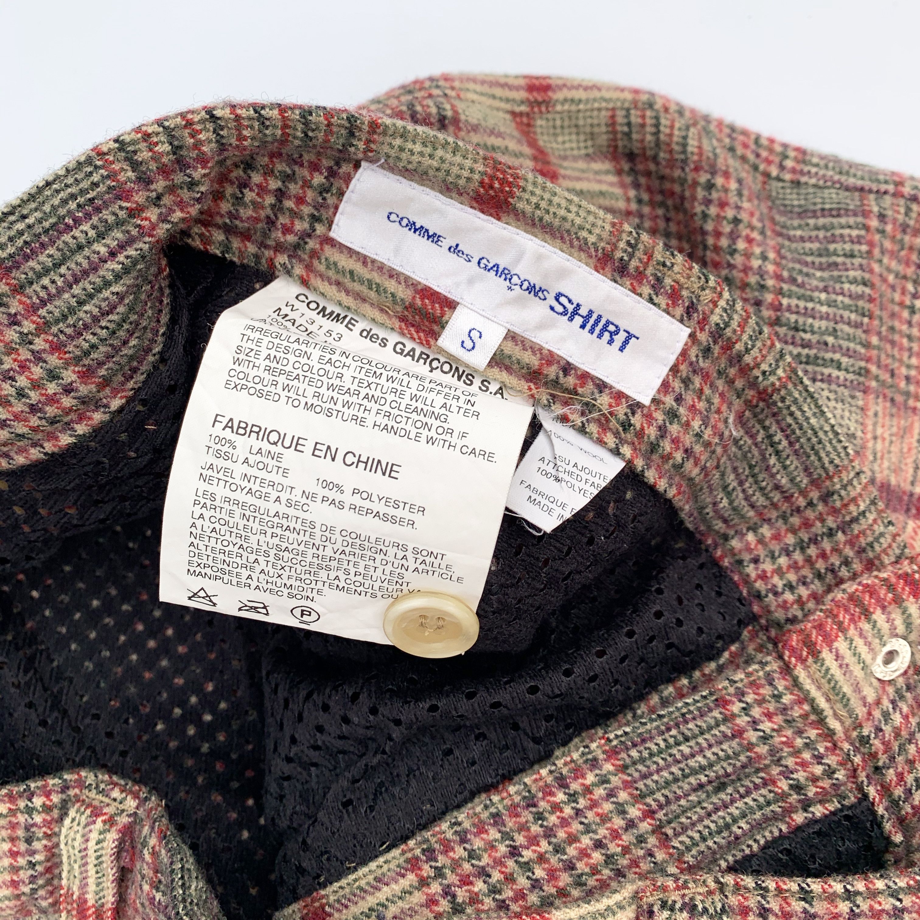 Comme des Garcons Vtg 90s Plaid Sport / Track Pants Size US 32 / EU 48 - 5 Thumbnail