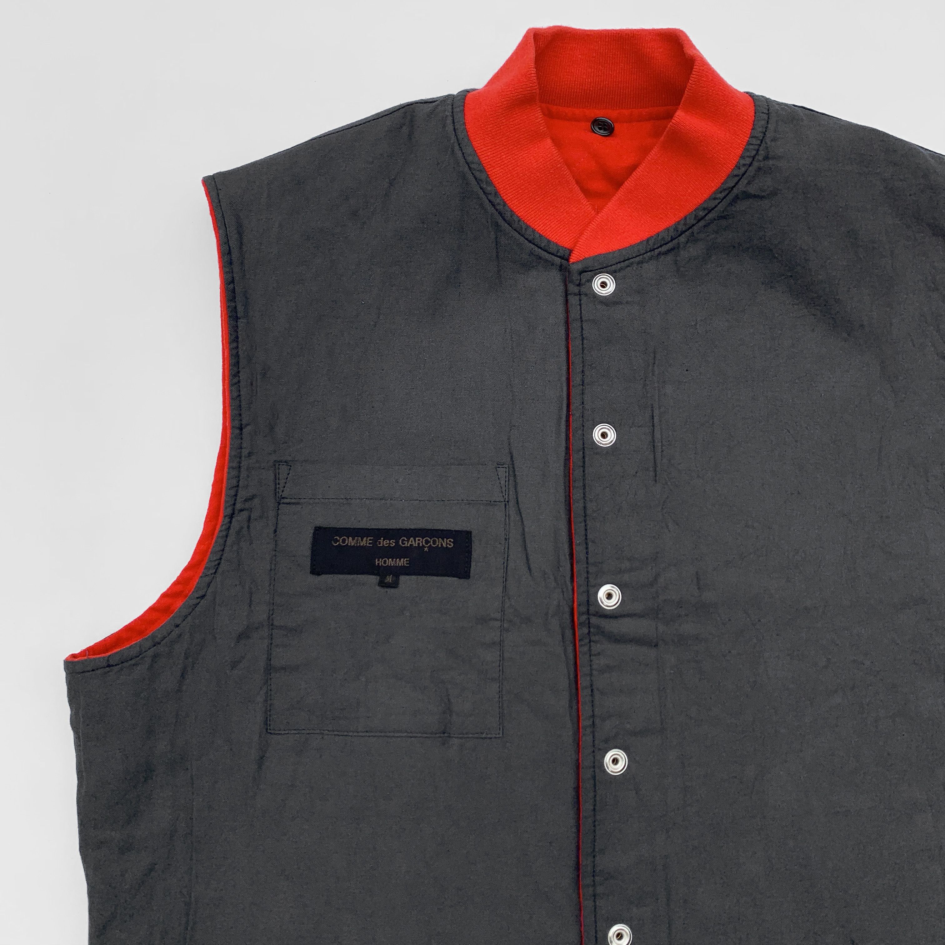 Comme des Garcons 1990 Reversible Padded / Quilted Liner Vest Size US M / EU 48-50 / 2 - 5 Thumbnail