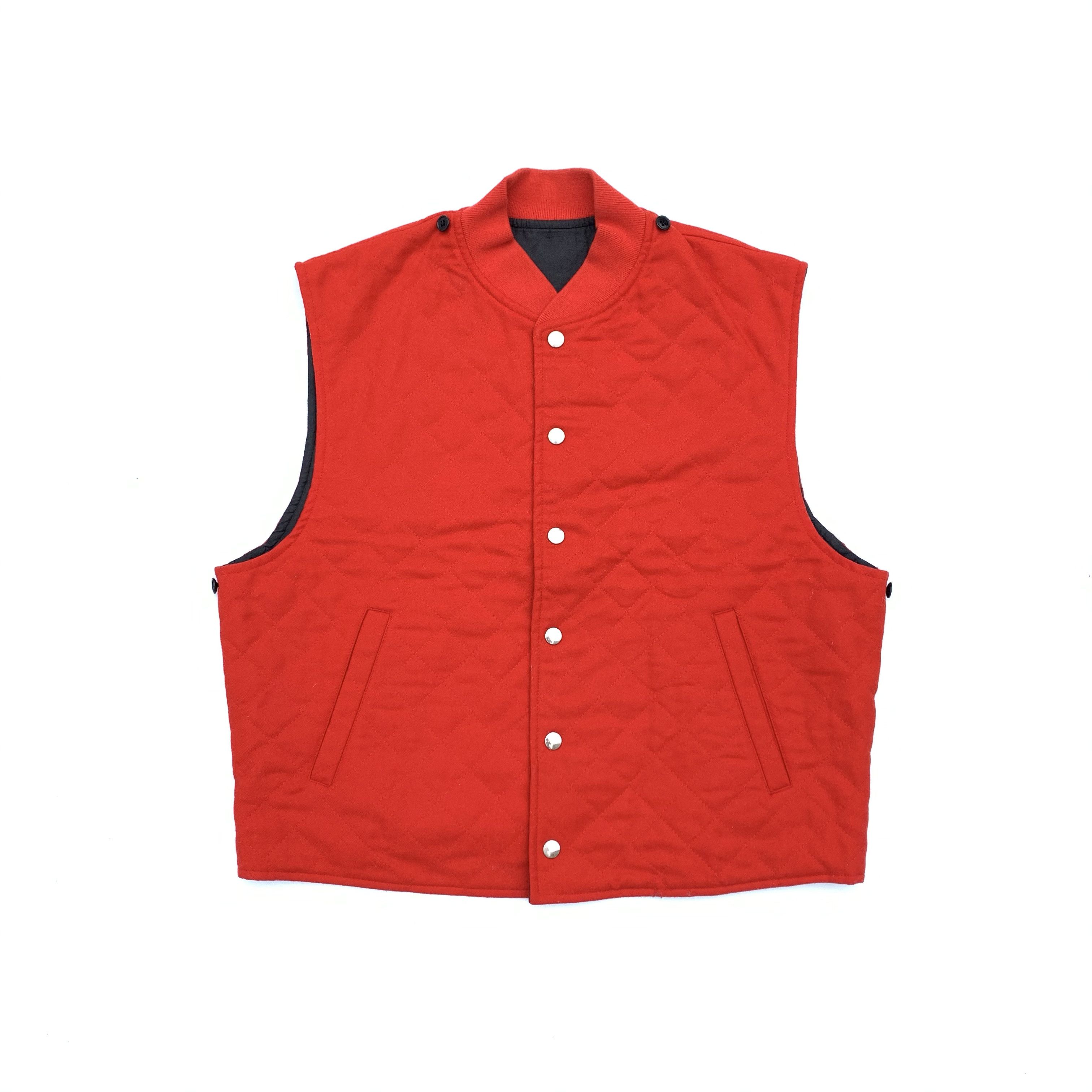 Comme des Garcons 1990 Reversible Padded / Quilted Liner Vest Size US M / EU 48-50 / 2 - 2 Thumbnail