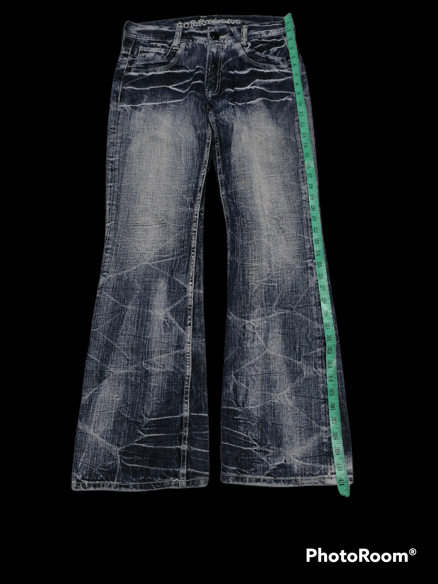 Other 90s Flare Jeans Harajuku Fashion Sorridere Denim Pants Size US 30 / EU 46 - 12 Thumbnail