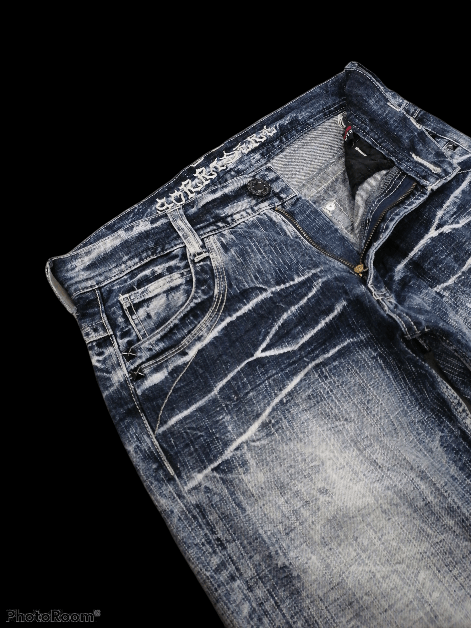 Other 90s Flare Jeans Harajuku Fashion Sorridere Denim Pants Size US 30 / EU 46 - 3 Thumbnail
