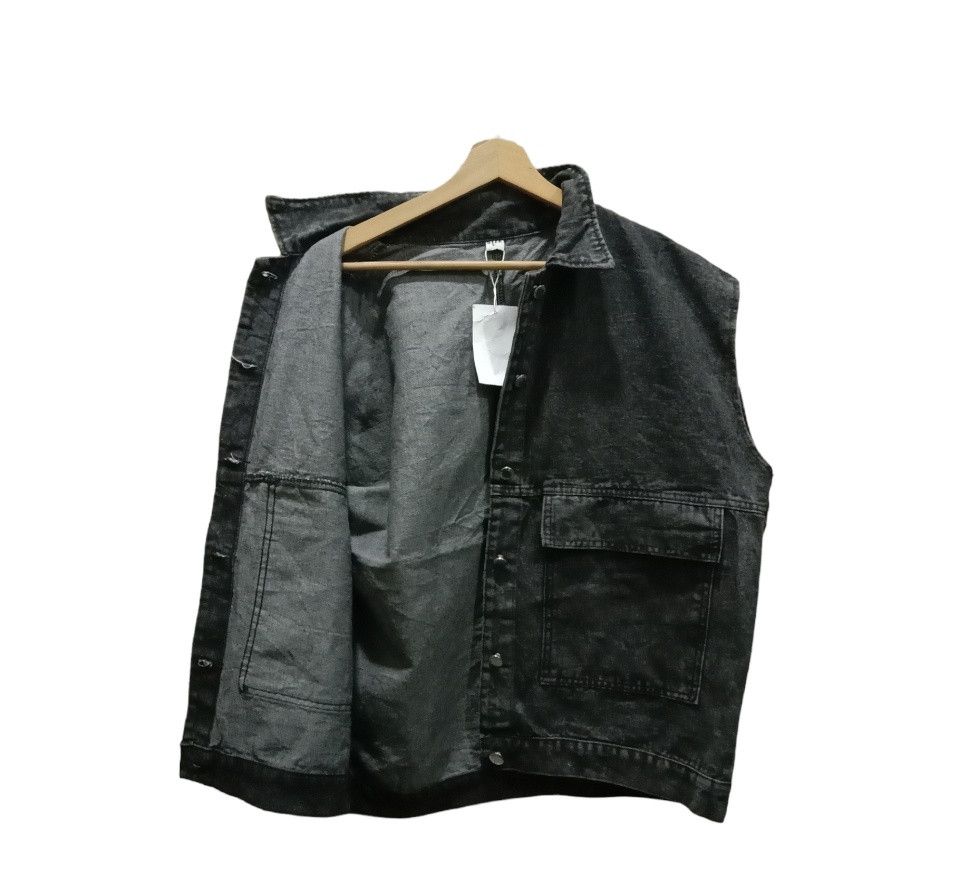 Japanese Brand MAISON DE THERESE Sleeveless Denim Vest Jacket Size L / US 10 / IT 46 - 6 Thumbnail