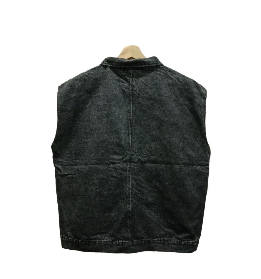 Japanese Brand MAISON DE THERESE Sleeveless Denim Vest Jacket Size L / US 10 / IT 46 - 5 Thumbnail