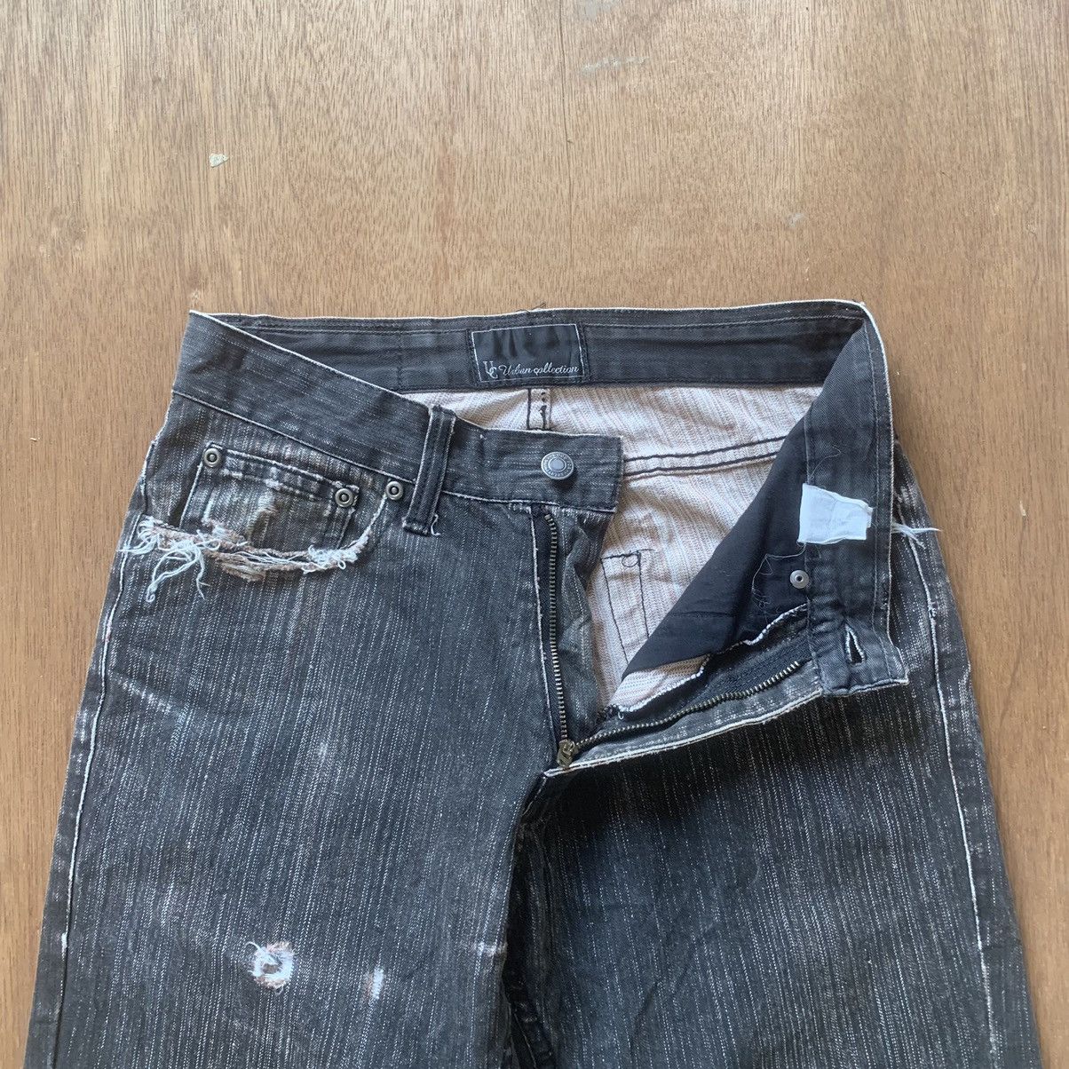 Seditionaries × Vintage URBAN COLLECTION TROUSERS FADED JEANS RIPPED PANTS Size US 27 - 7 Thumbnail