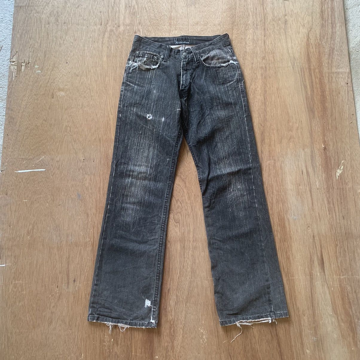 Seditionaries × Vintage URBAN COLLECTION TROUSERS FADED JEANS RIPPED PANTS Size US 27 - 1 Thumbnail