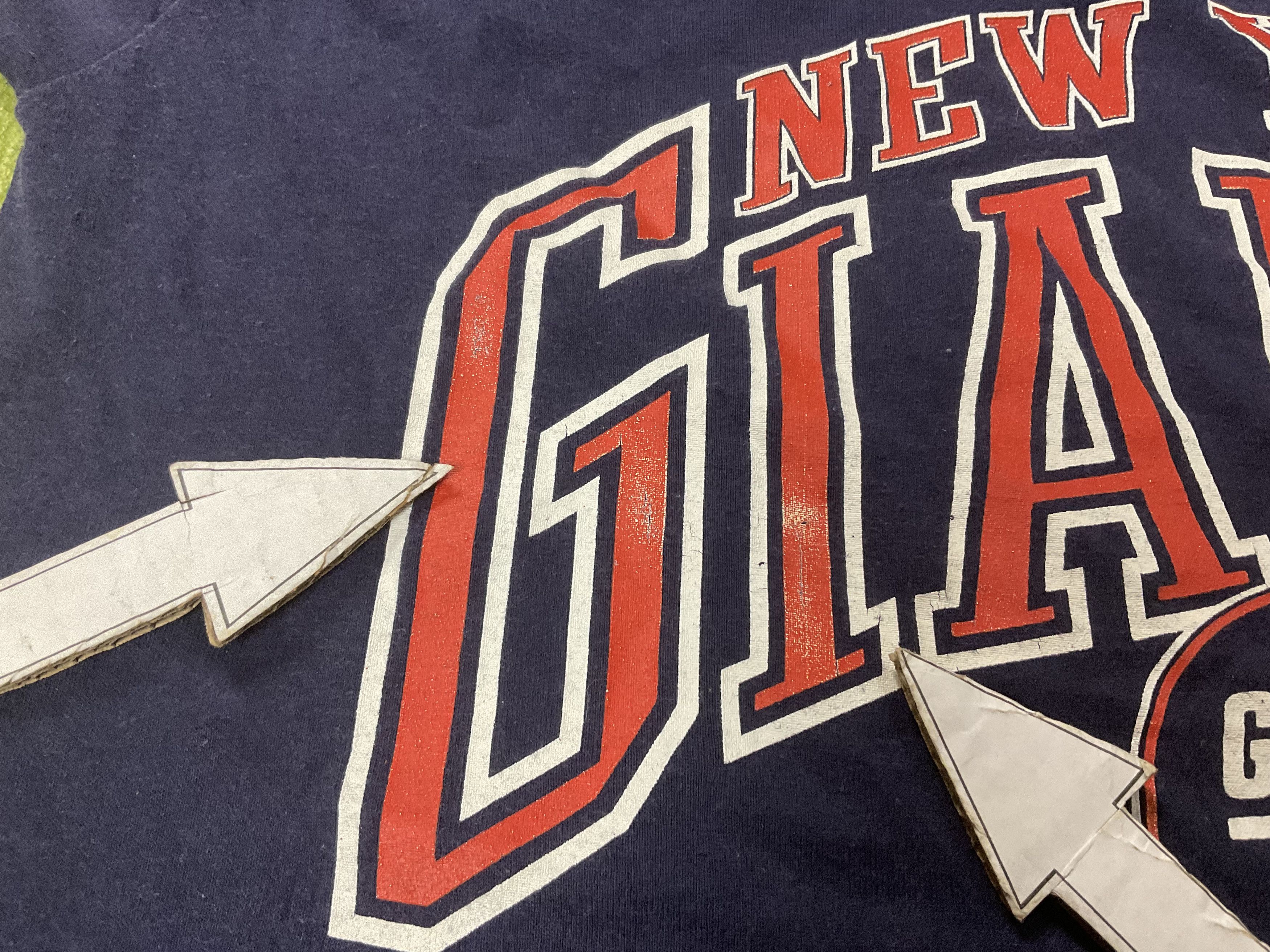 NFL Vintage 90s NFL New York Giants Quarter Sleeves T-Shirt Size US L / EU 52-54 / 3 - 8 Thumbnail