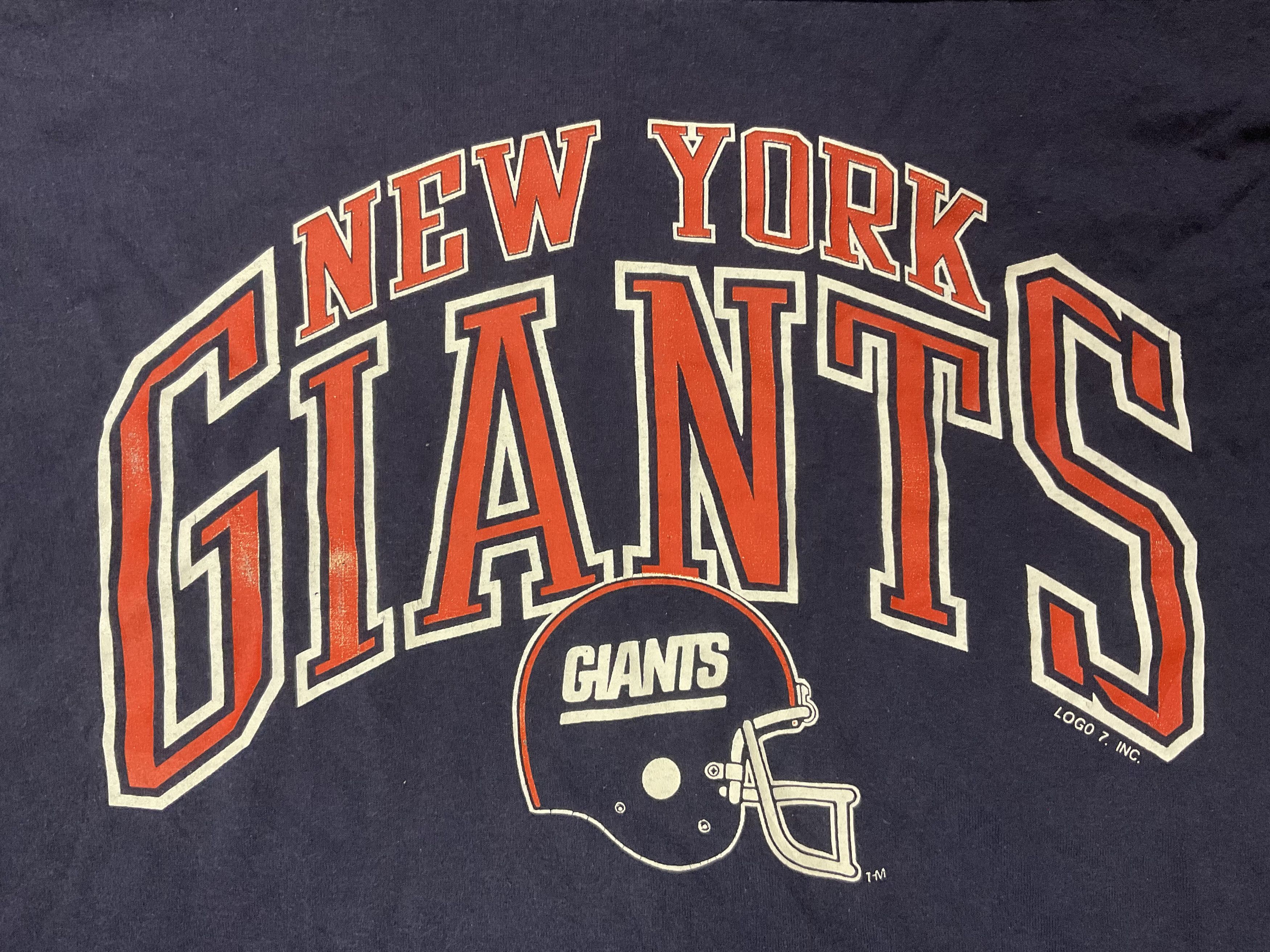 NFL Vintage 90s NFL New York Giants Quarter Sleeves T-Shirt Size US L / EU 52-54 / 3 - 3 Thumbnail