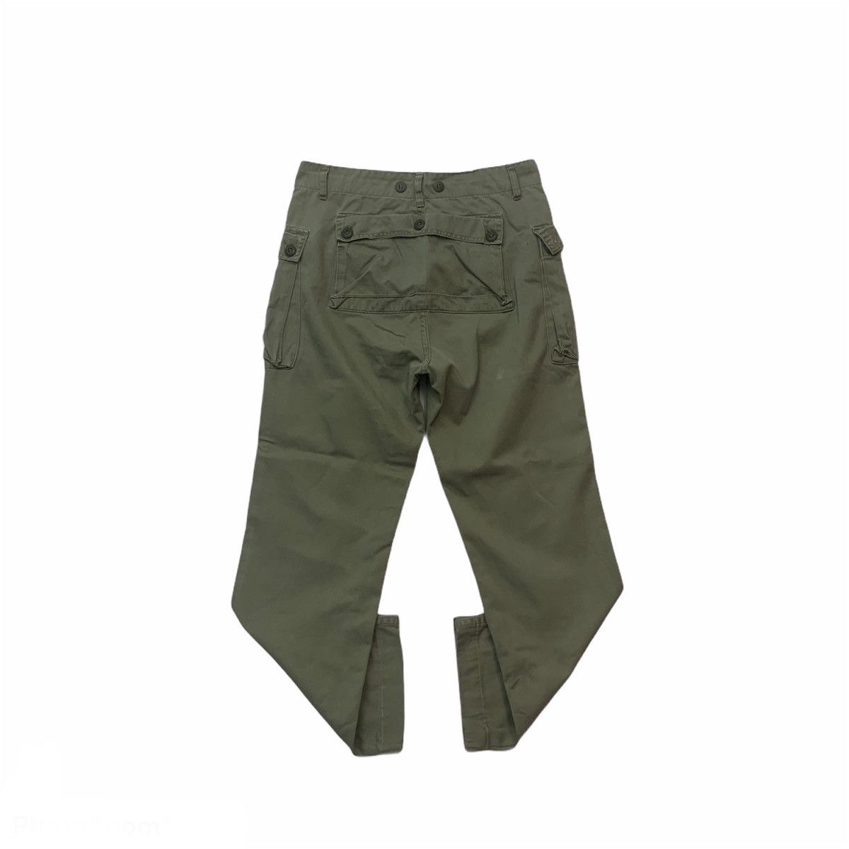 Image of Army Of Me x Vintage Hot Itemjapanese Vintage Monkeys Big Pocket Cargo Pants in Army Green (Size 30