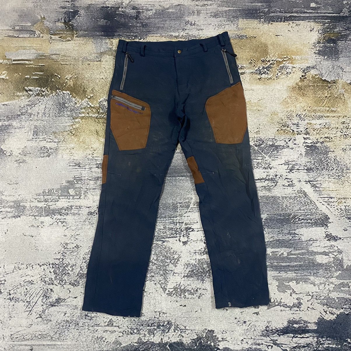 Japanese Brand × Vintage Steals🔥 Vintage Japanese Multi Plaid Hiking Pants Size US 35 - 1 Thumbnail