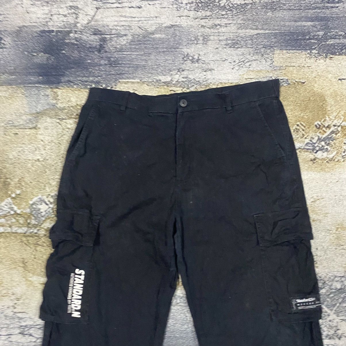 Japanese Brand × Vintage × Voodoo Tactical Vintage Japan Tactical Cargo Standard N Youth Black Size US 35 - 2 Thumbnail