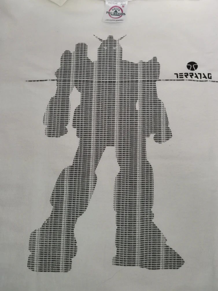 Anime Vintage Gundam Terratag Japan Anime Tee Evangelion Bleach Size US M / EU 48-50 / 2 - 2 Thumbnail