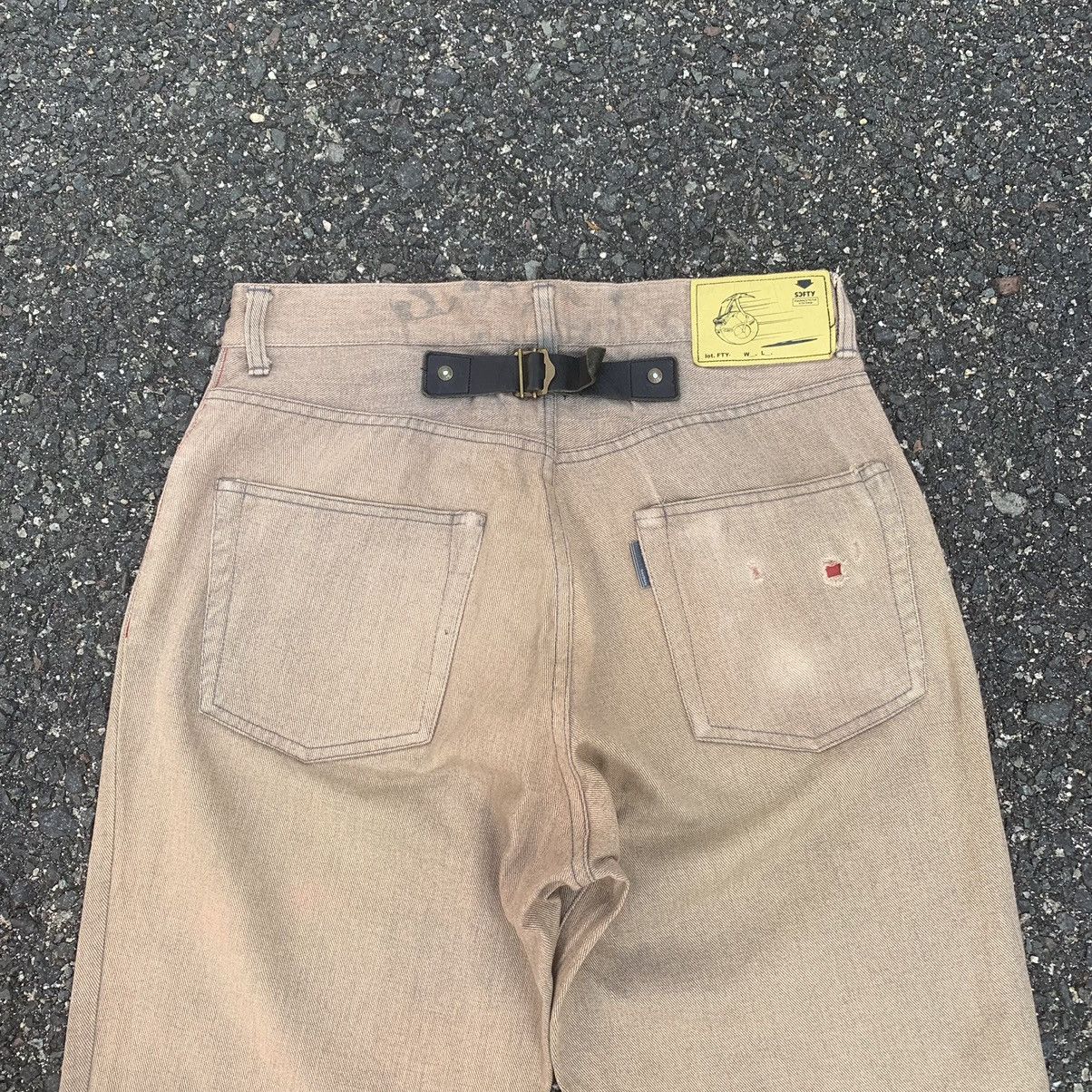 Japanese Brand SUN FADED JAPANESE BRAND TROUSERS CINCH BACK PANTS Size US 29 - 12 Thumbnail