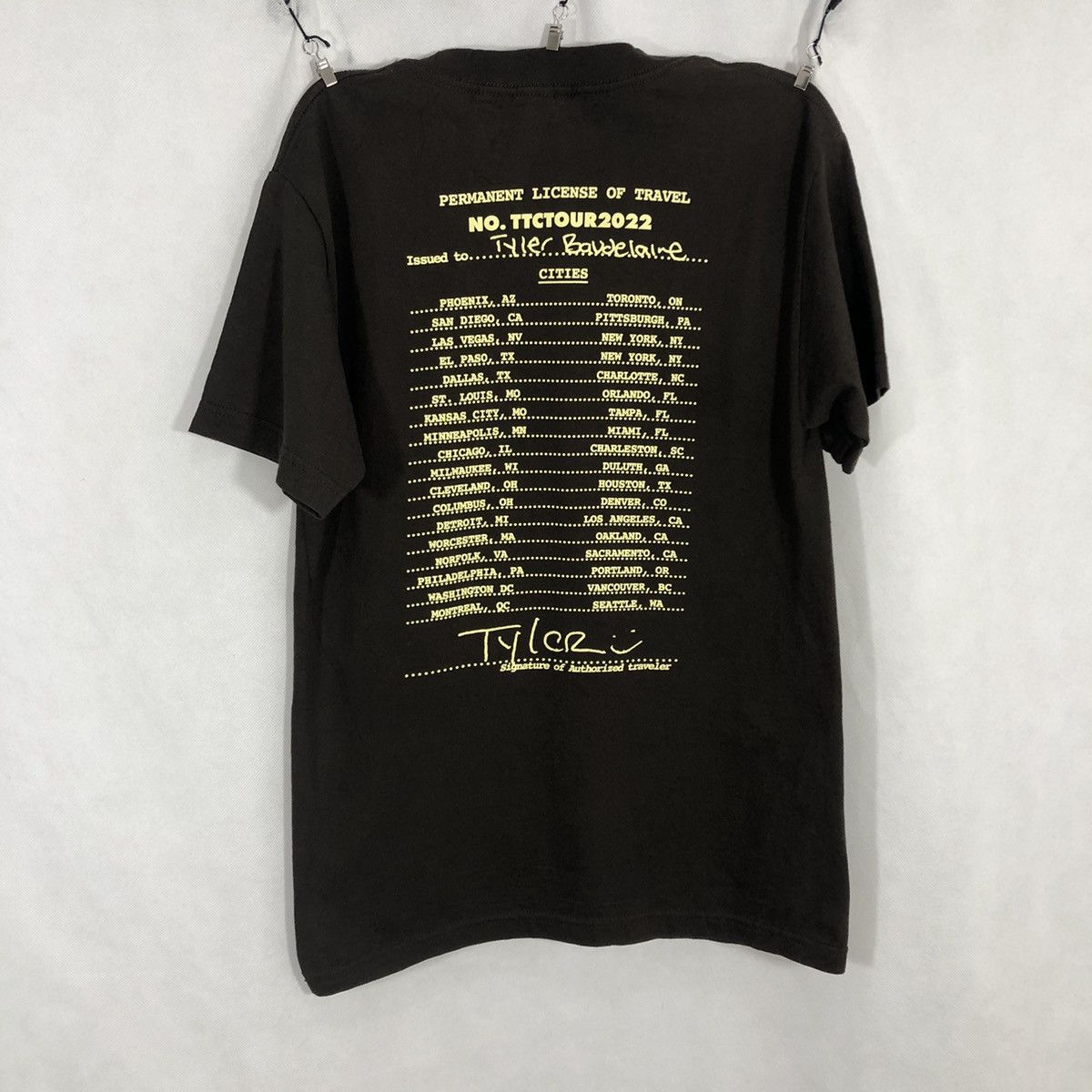 Band Tees × Golf Wang × Tyler The Creator Call Me If You Get Lost Tyler The Creator 2022 Size US S / EU 44-46 / 1 - 2 Thumbnail