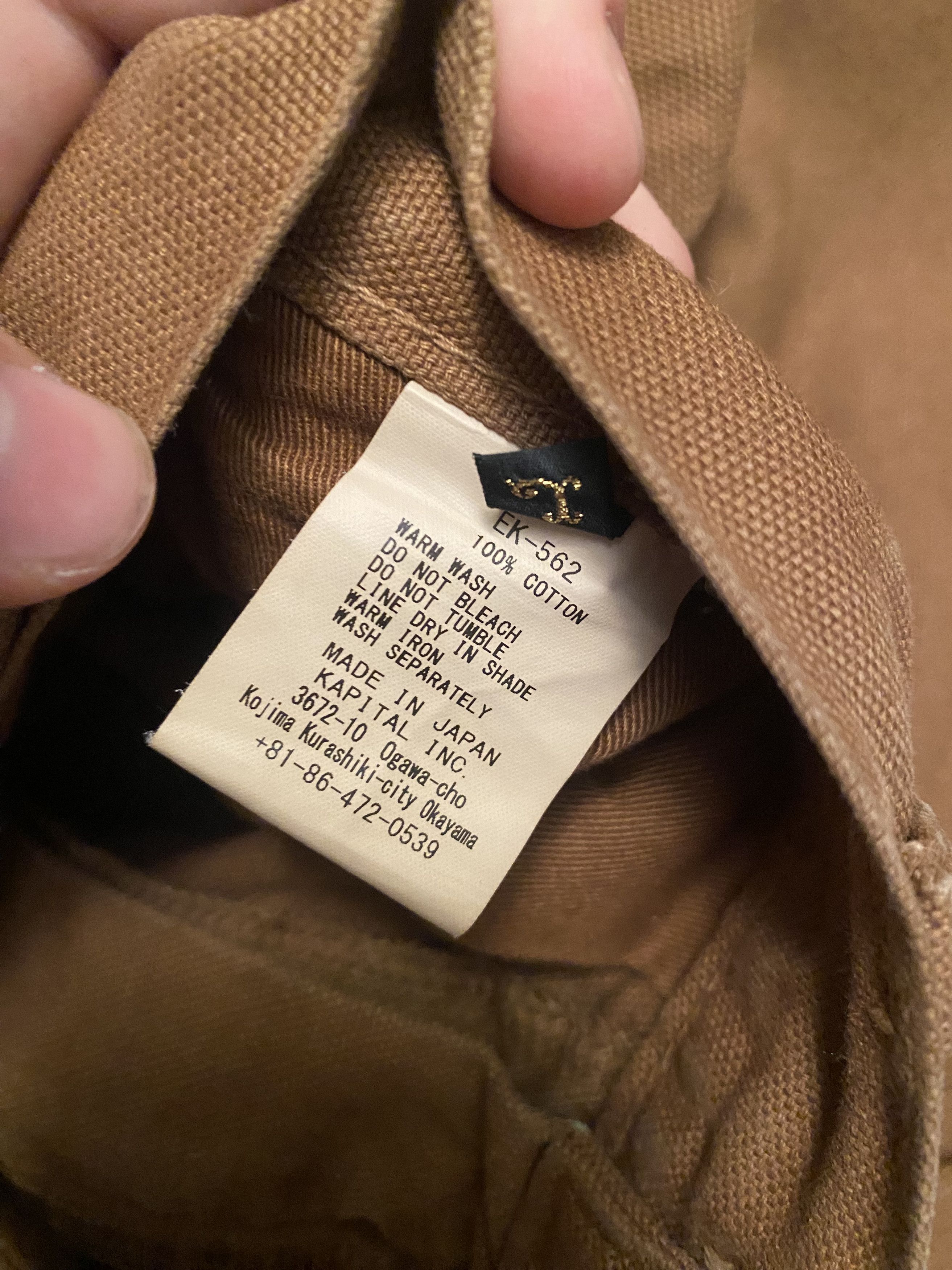 Japanese Brand × Kapital KAPITAL GOLD LIGHT CANVAS RINGOMAN CARGO PANTS Size US 34 / EU 50 - 7 Thumbnail