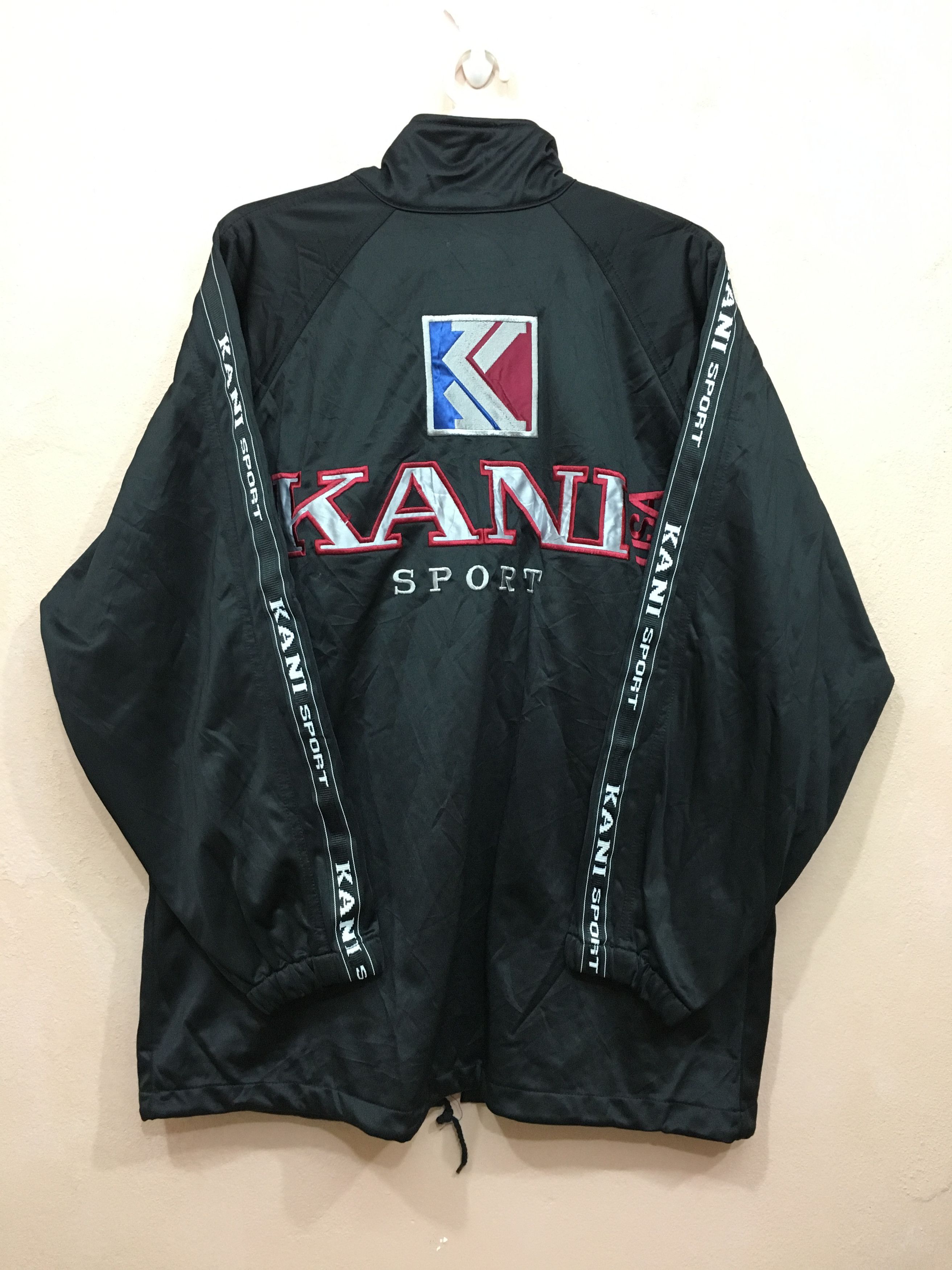 Kani VTG KANI SPORT JEANS USA JACKET BIG LOGO SPELL OUT | Grailed