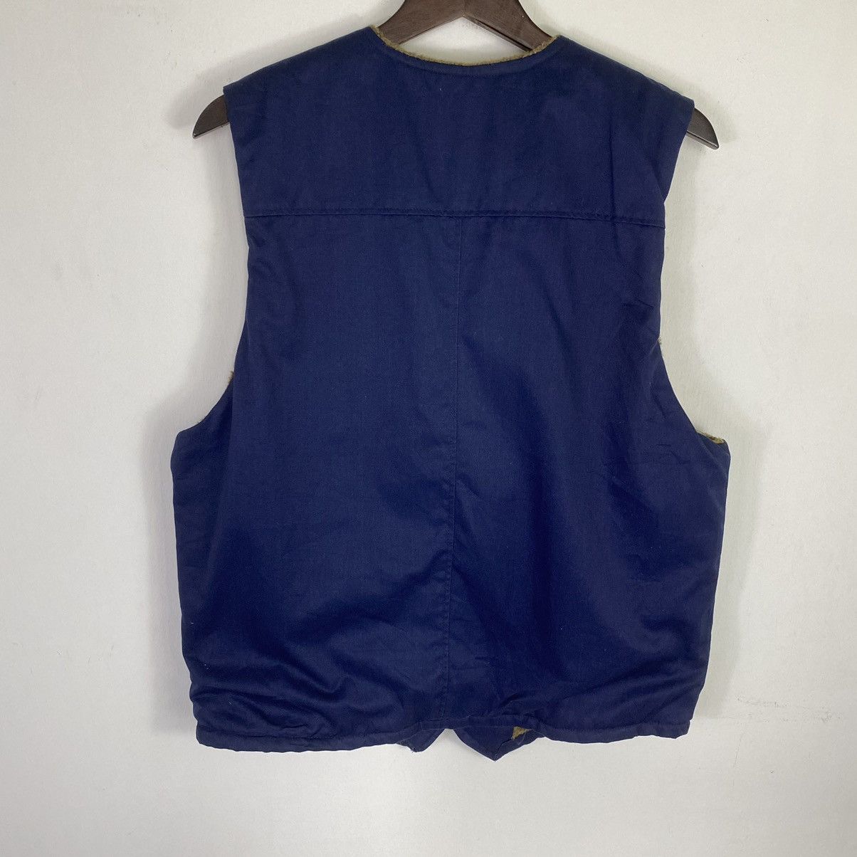 Japanese Brand × Vintage Vintage Faux Fur Lining Button Up Vest Size US M / EU 48-50 / 2 - 3 Thumbnail