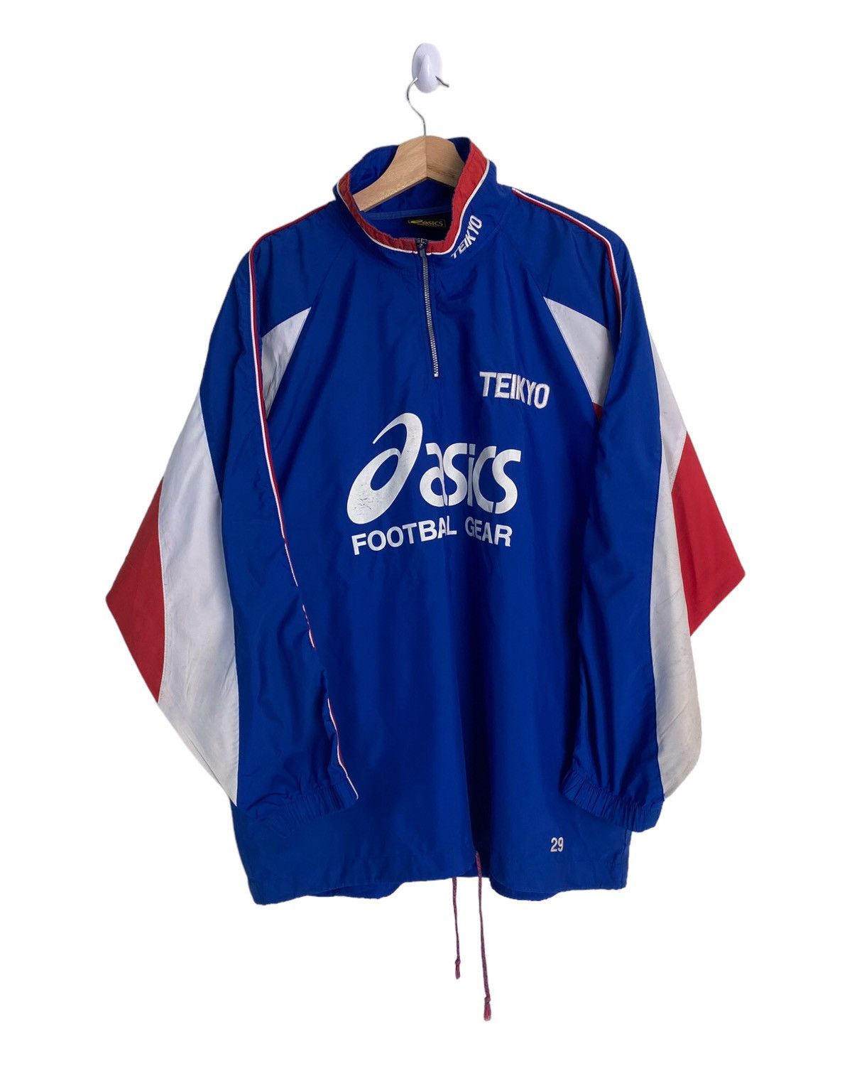 Japanese Brand 🇯🇵 EDITION🔥ASICS FOOTBALL GEAR JAPAN MADE L/S JERSEY Size US L / EU 52-54 / 3 - 2 Thumbnail