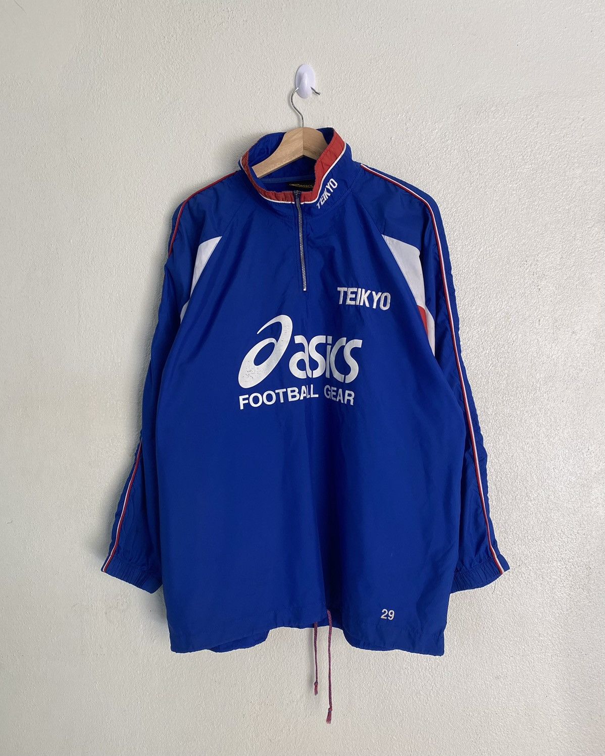 Japanese Brand 🇯🇵 EDITION🔥ASICS FOOTBALL GEAR JAPAN MADE L/S JERSEY Size US L / EU 52-54 / 3 - 7 Thumbnail