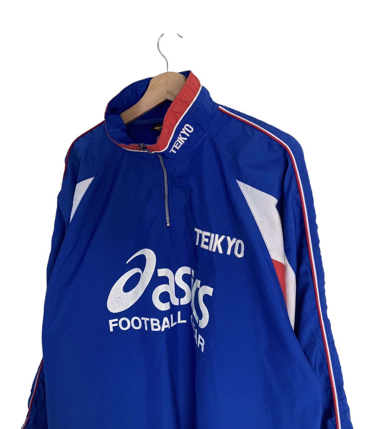Japanese Brand 🇯🇵 EDITION🔥ASICS FOOTBALL GEAR JAPAN MADE L/S JERSEY Size US L / EU 52-54 / 3 - 4 Thumbnail