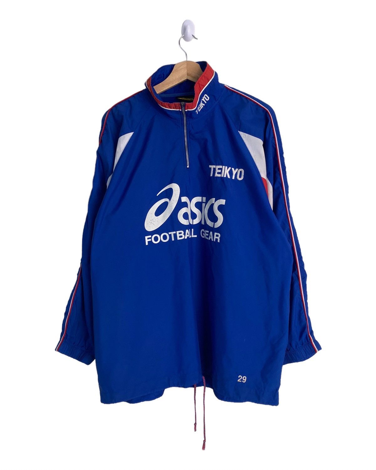 Japanese Brand 🇯🇵 EDITION🔥ASICS FOOTBALL GEAR JAPAN MADE L/S JERSEY Size US L / EU 52-54 / 3 - 1 Thumbnail