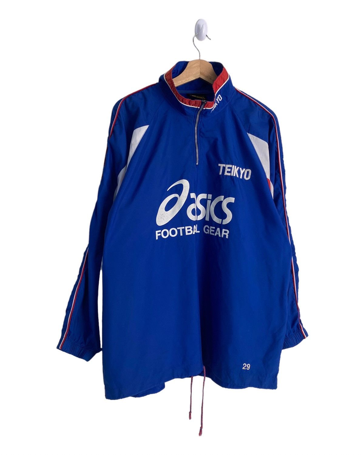 Japanese Brand 🇯🇵 EDITION🔥ASICS FOOTBALL GEAR JAPAN MADE L/S JERSEY Size US L / EU 52-54 / 3 - 6 Thumbnail